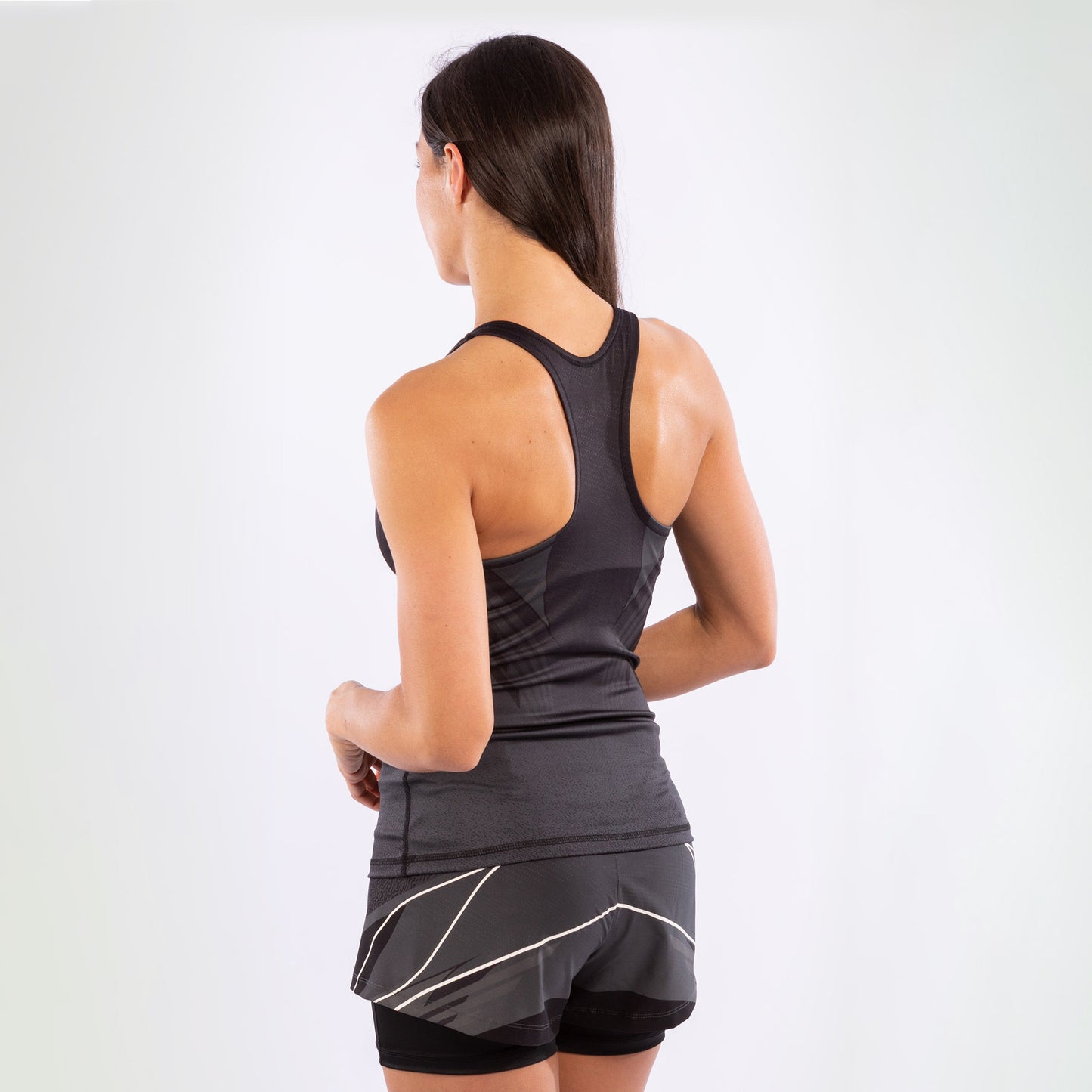 UFC Venum Authentic Fight Night Damen-Tanktop mit BH - Schwarz