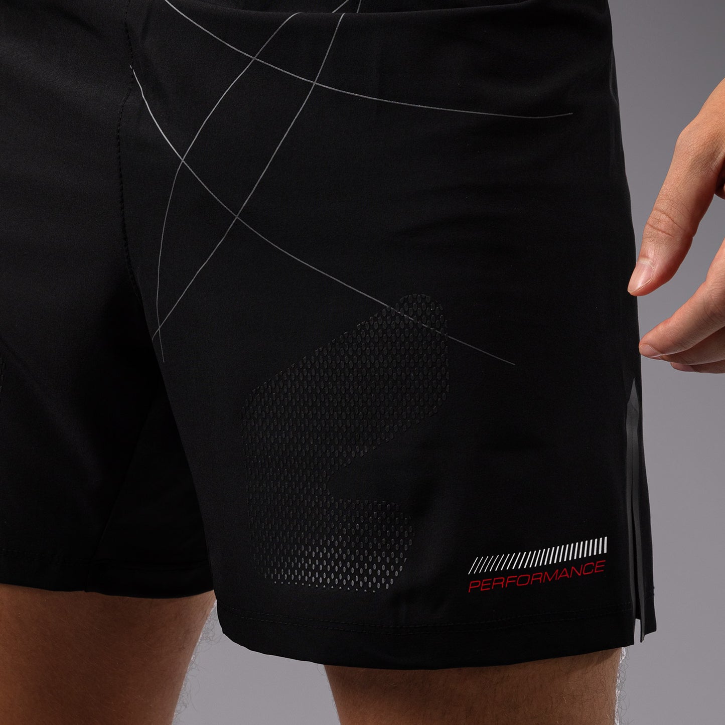 Venum Tactical XT Fightshorts für Männer - Schwarz/Feuerrot