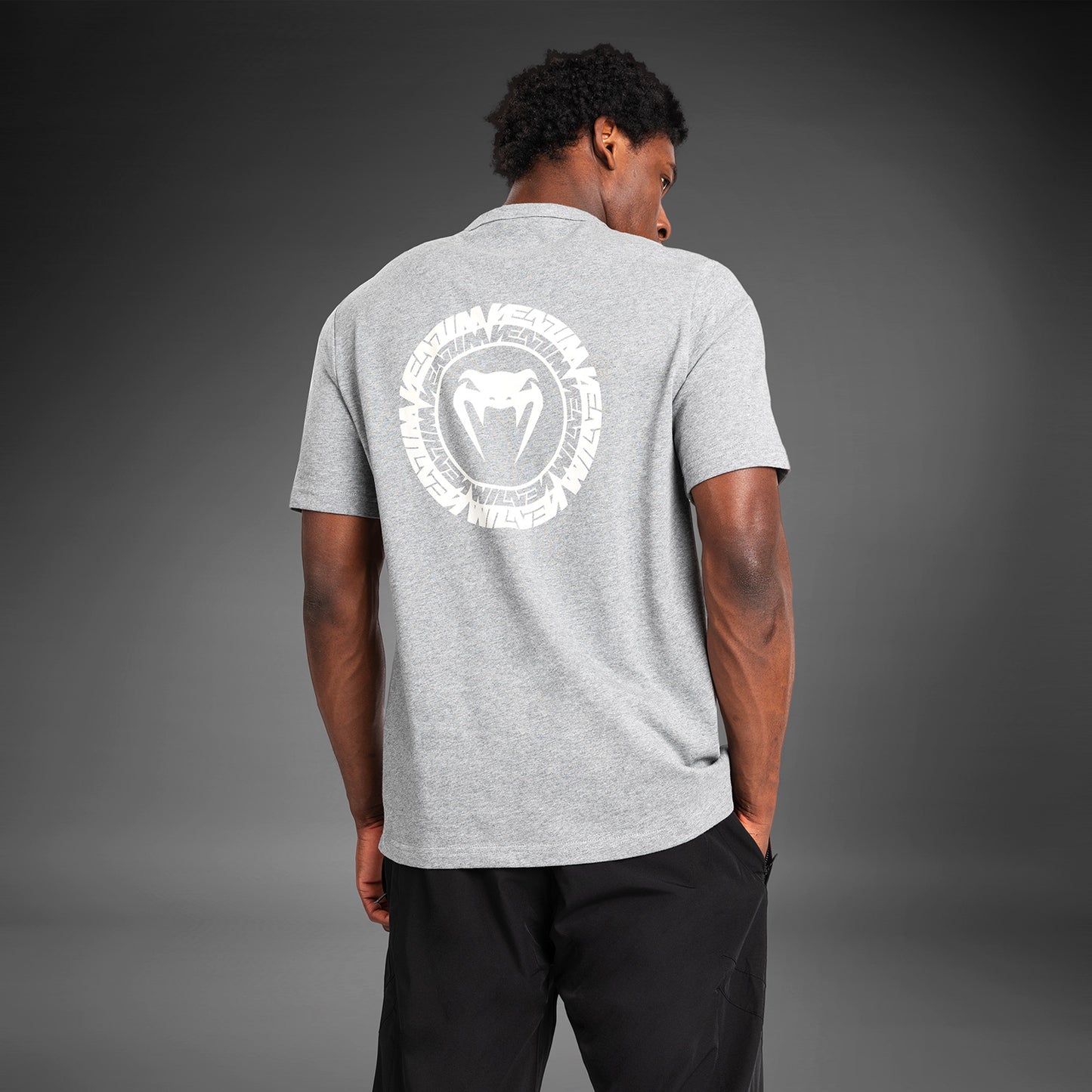 Venum Vortex XL Herren T-Shirt - Hellgrau Meliert