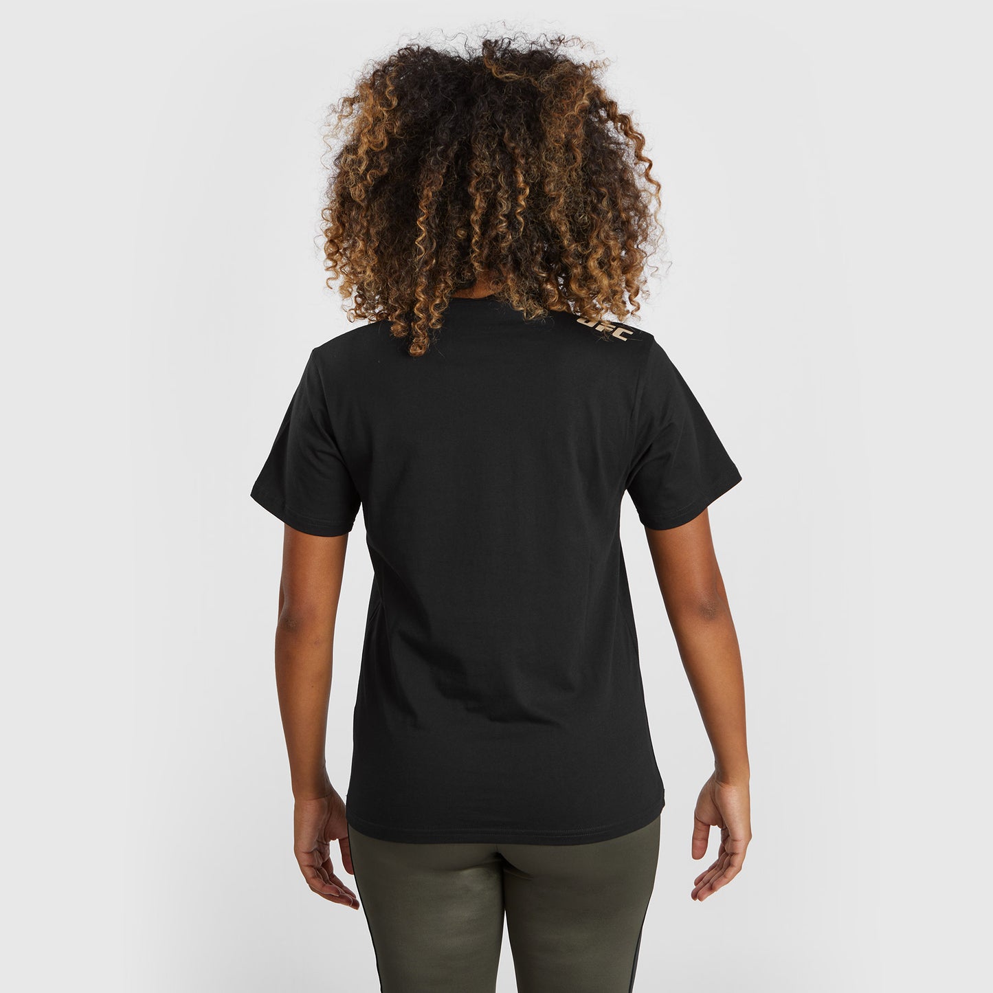 UFC Adrenaline by Venum Fight Week Kurzärmeliges T-Shirt aus Baumwolle für Frauen - Schwarz