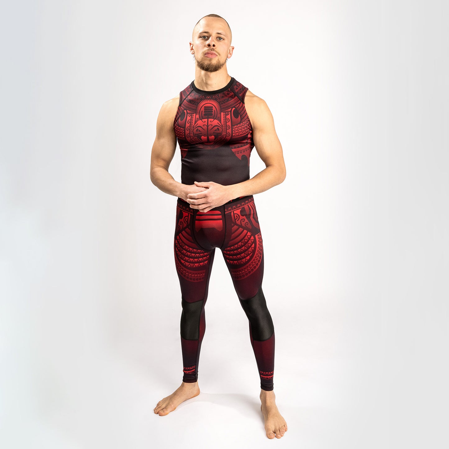 Venum Nakahi Rashguard Ärmellos - Schwarz/Rot