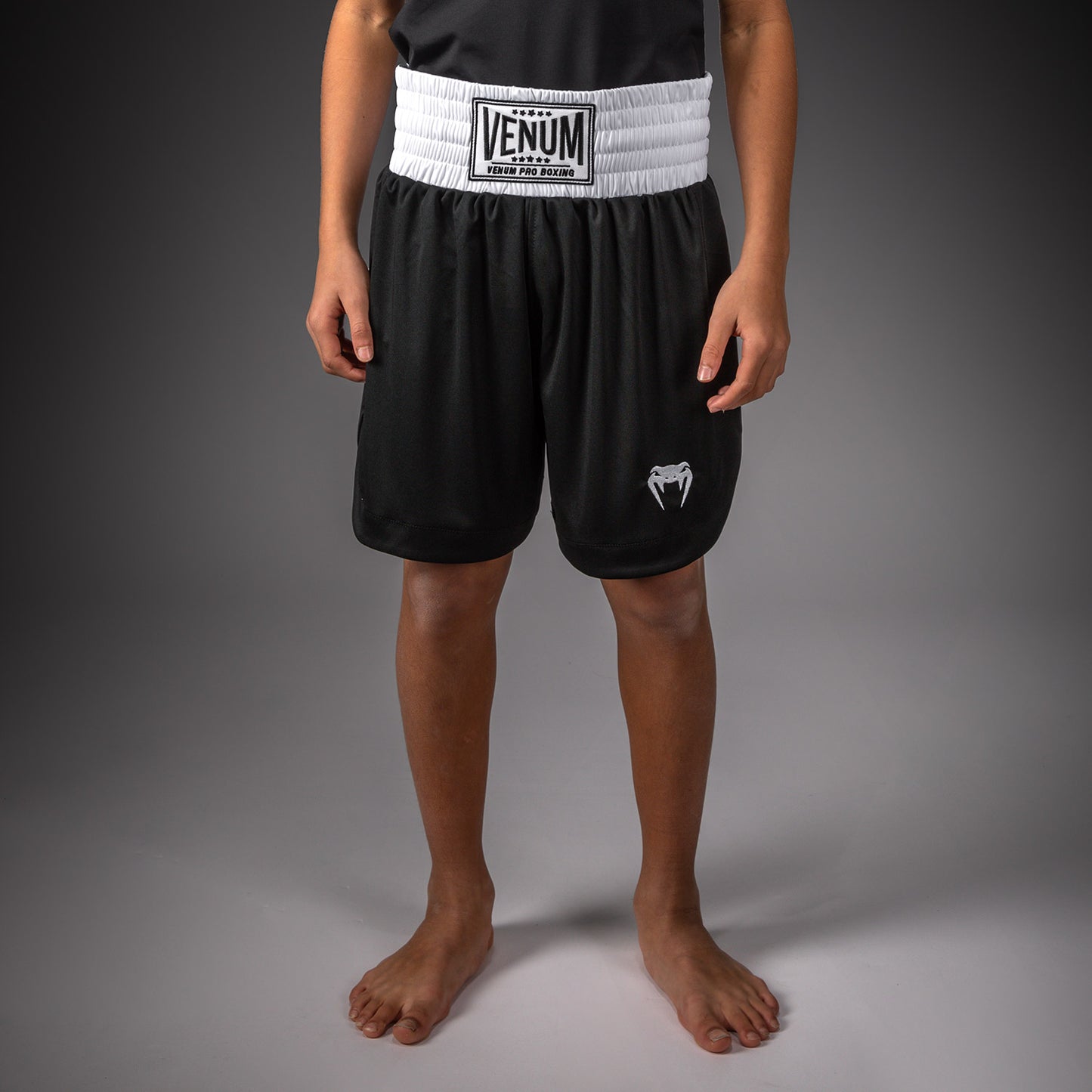 Venum Classic Boxshorts Für Kinder – Schwarz/Weiß
