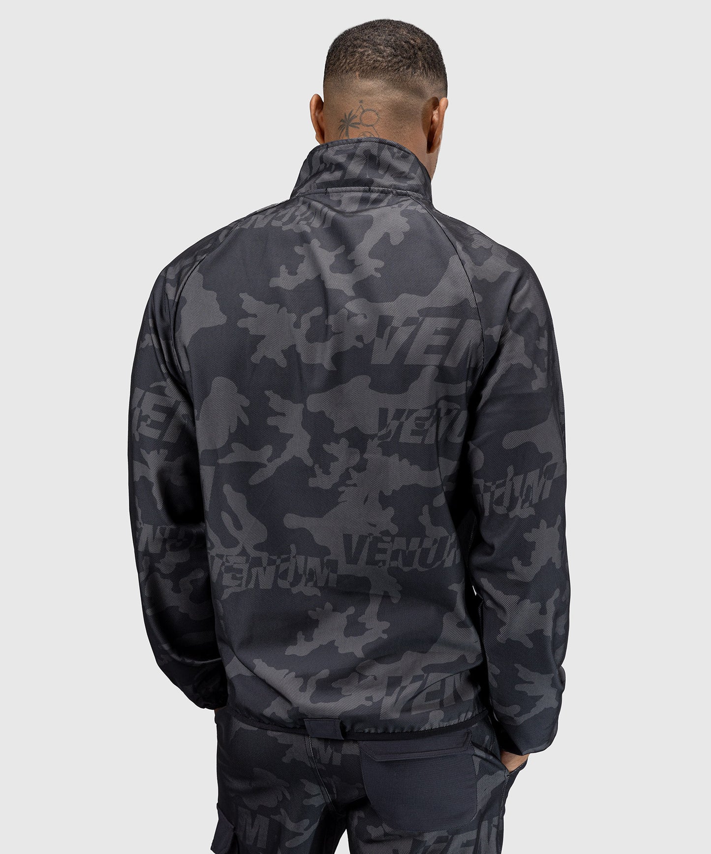 Venum Trooper Herren Trainingsanzug Jacke - Schwarz/Dunkelgrau