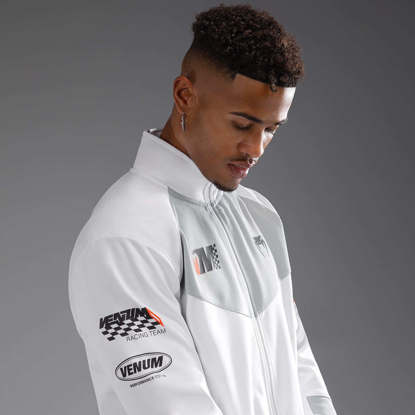 Venum Motorsport Softshell-Jacke - Schneeweiß