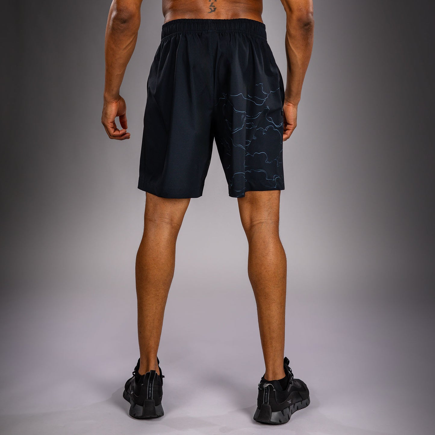 Venum Thunder Dragon Trainingsshorts – Schwarz/Grau/Kupfer