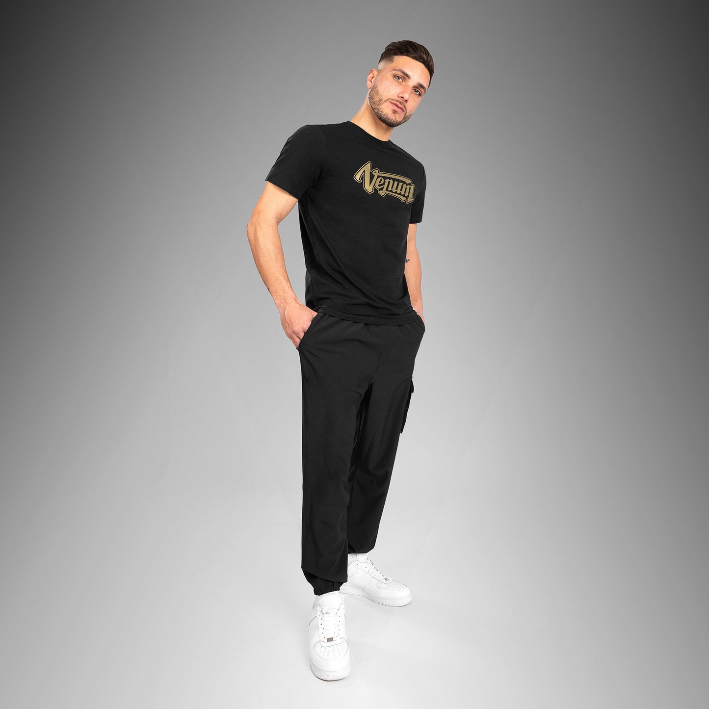 Venum Absolute 2.0 T-Shirt – Angepasste Passform – Schwarz/Gold