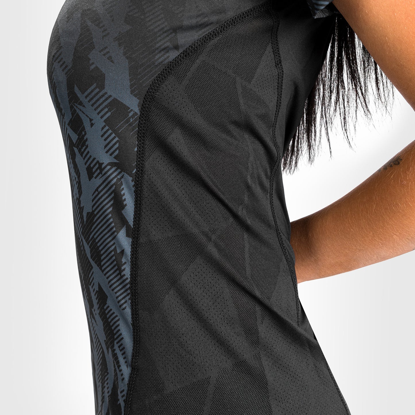 Venum UFC Authentic Fight Week Damen-Performance-Kurzarm-T-Shirt – Schwarz