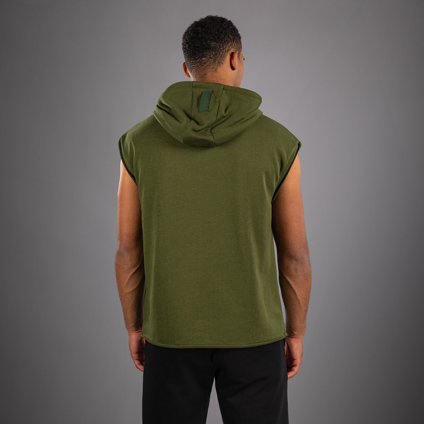 Venum Muay Thai VT Ärmelloser Kapuzenpullover – Militärgrün