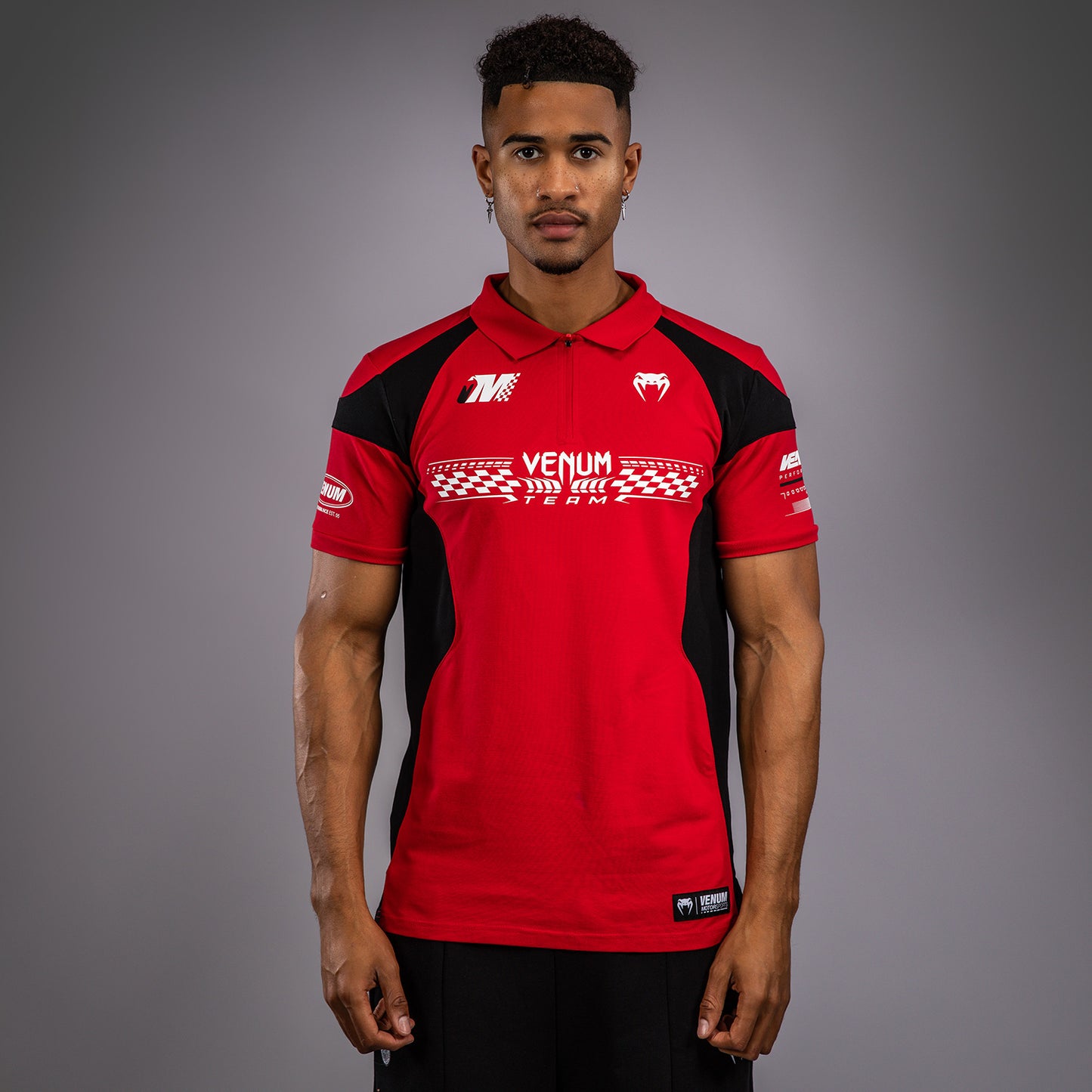 Venum Motorsport Baumwoll-Polo - Rennrot