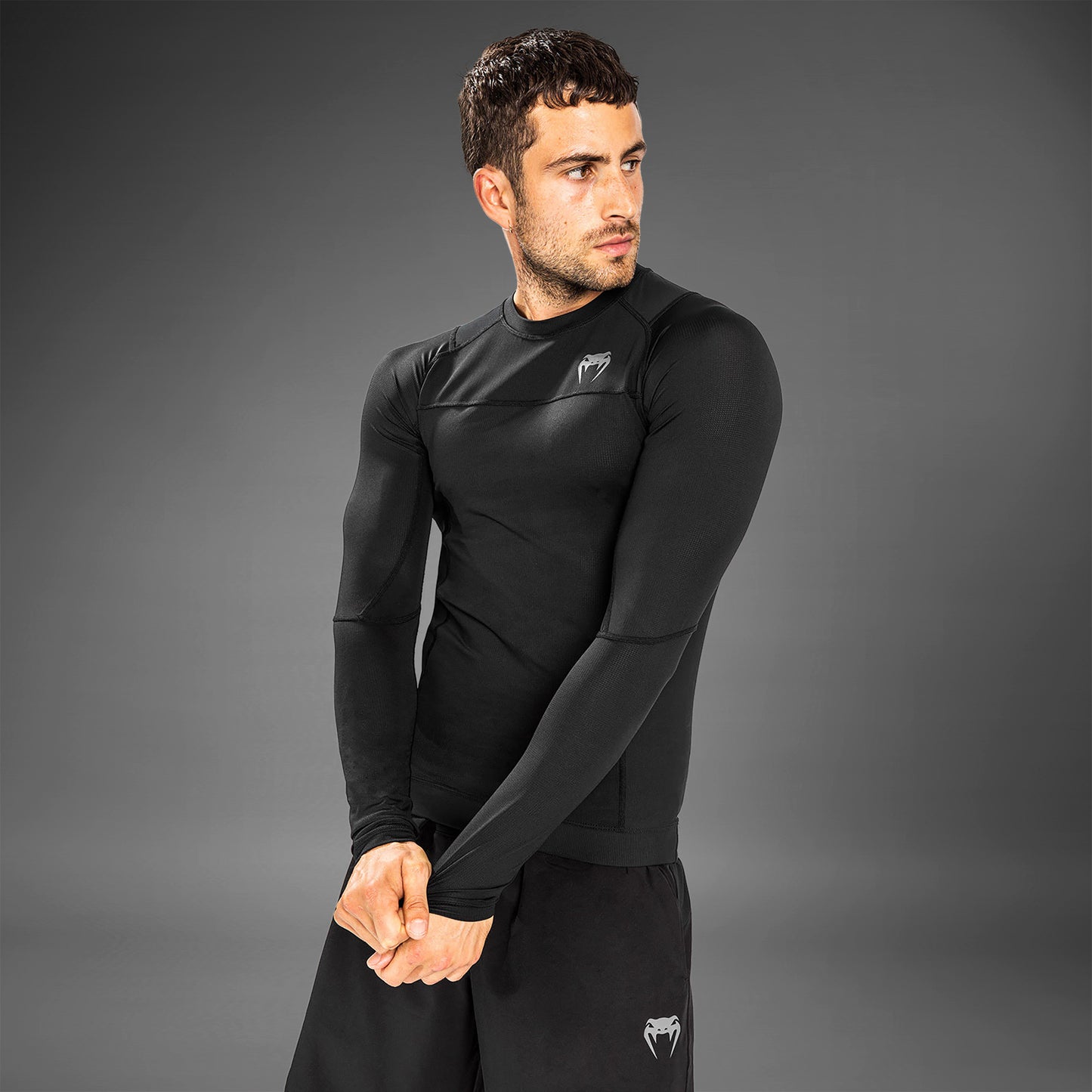 Venum G-Fit Air Rashguard Langarm – Schwarz