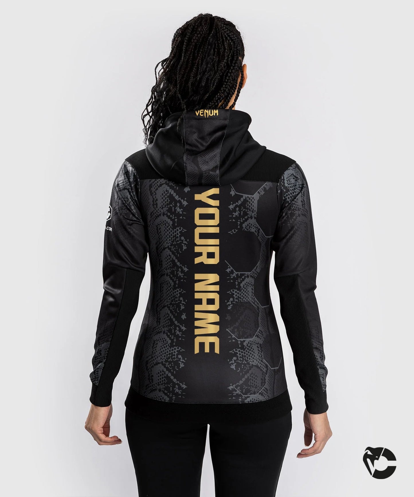 UFC Adrenaline by Venum Authentic Fight Night Personalisierte Jacke für Frauen - Champion