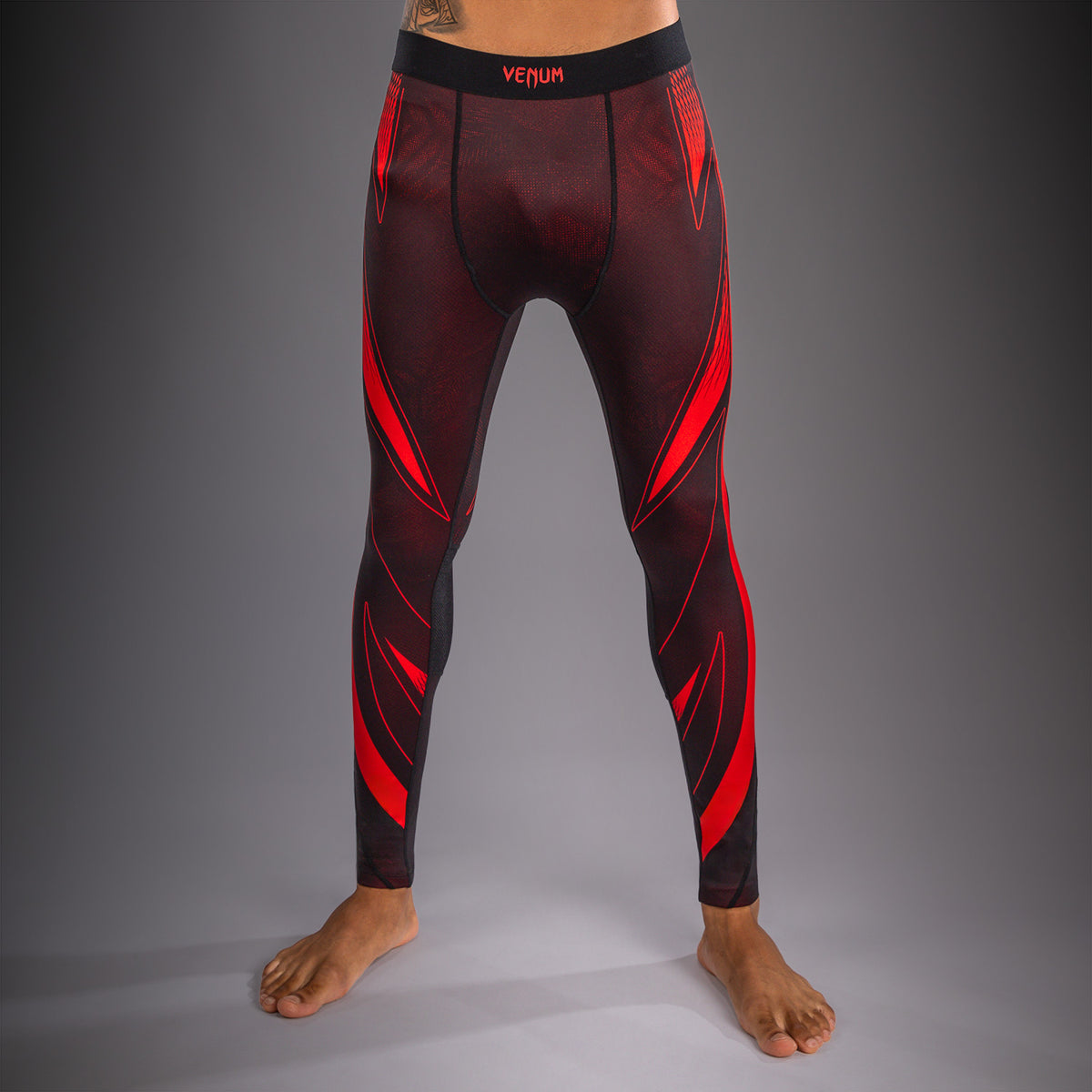 Venum Amazonia Reborn Kompressionshose - Schwarz/Rot