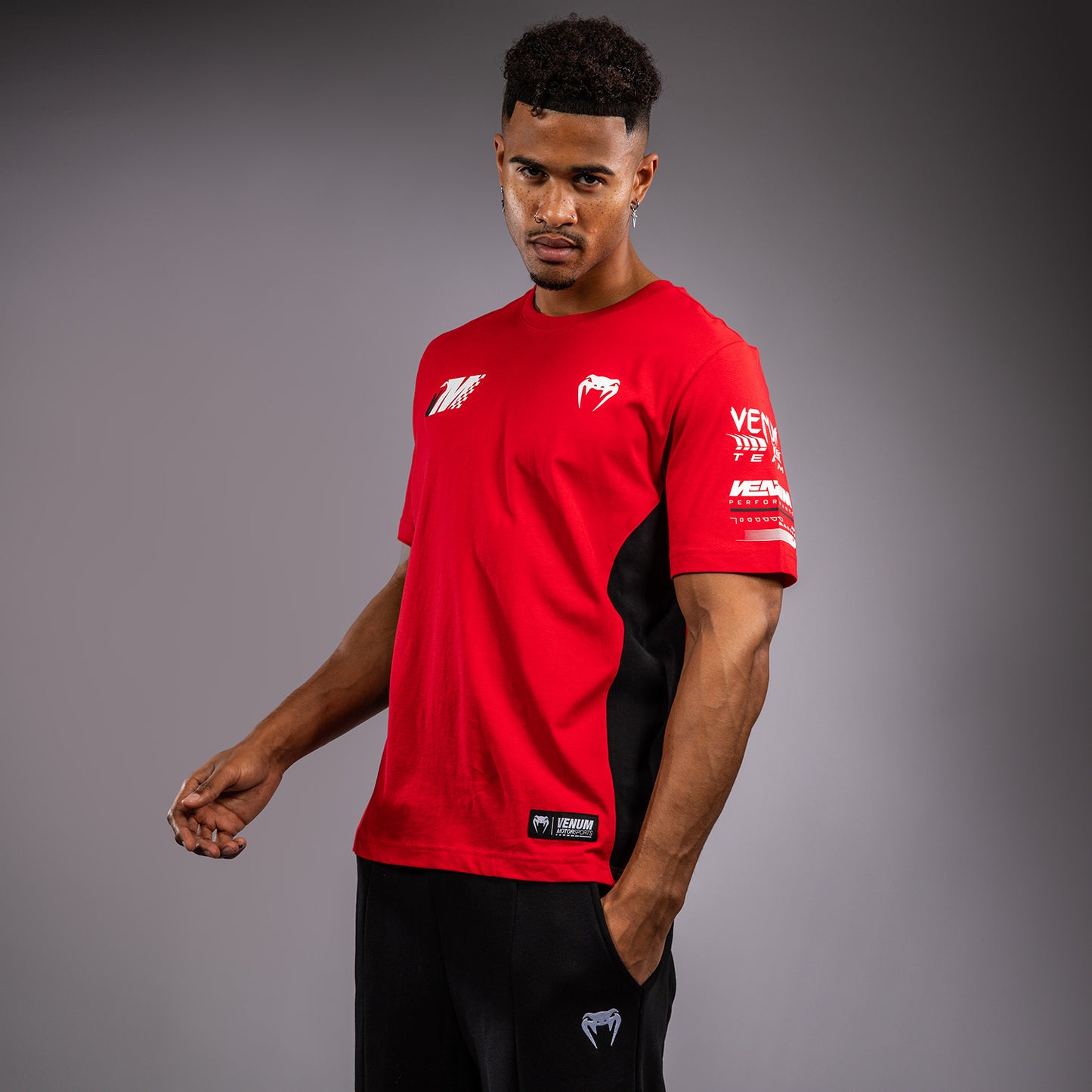 Venum Motorsport T-Shirt - Rennfahrer Rot