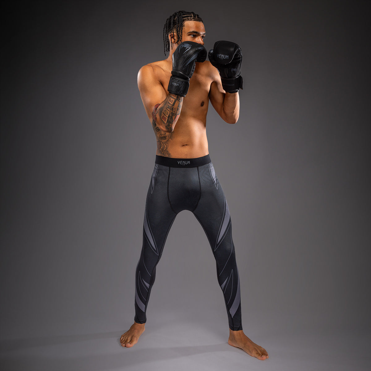 Venum Amazonia Reborn Kompressionshose - Schwarz/Grau