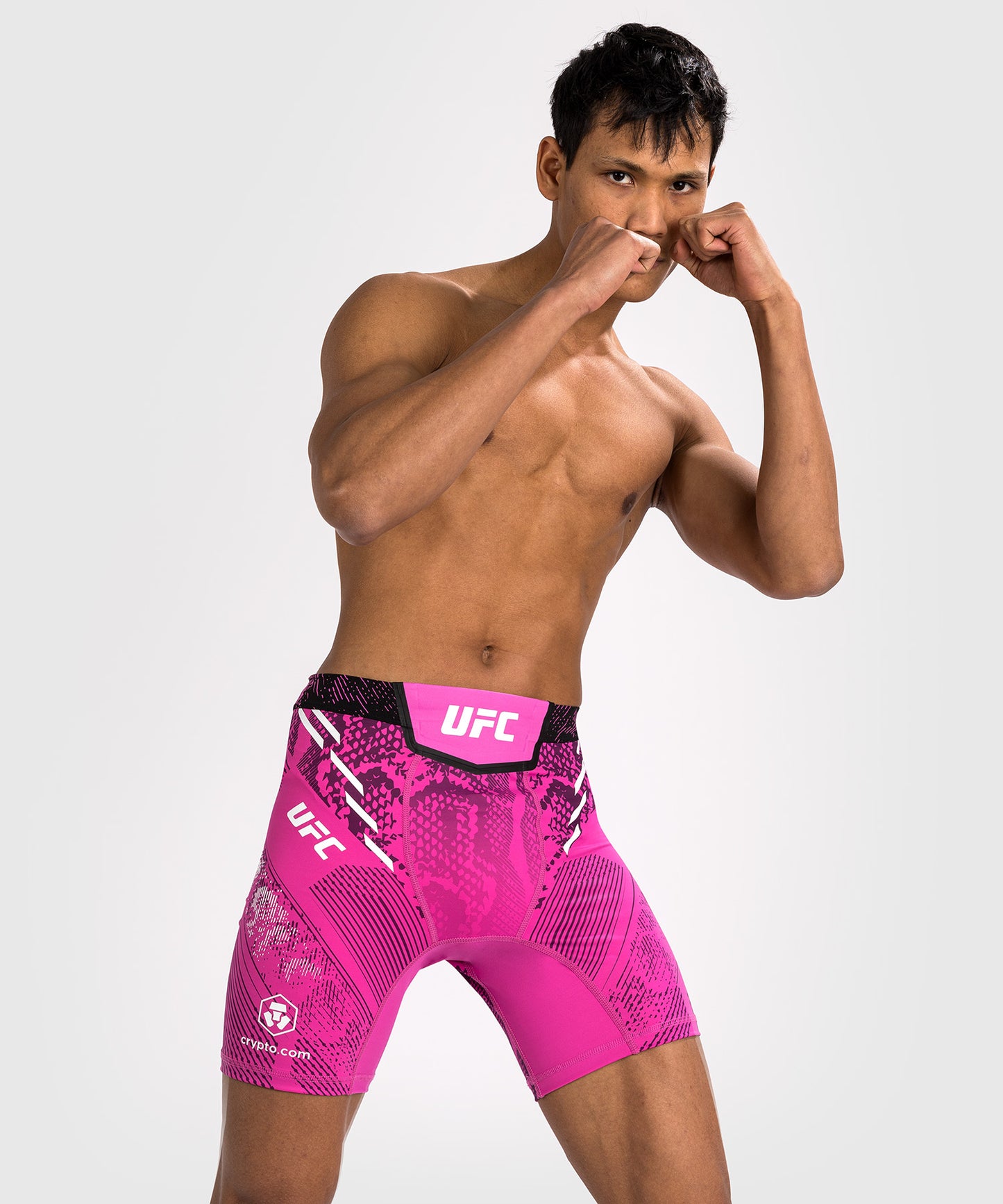 UFC Unrivaled by Venum Authentische Fight Night Herren Vale Tudo Shorts - Pink