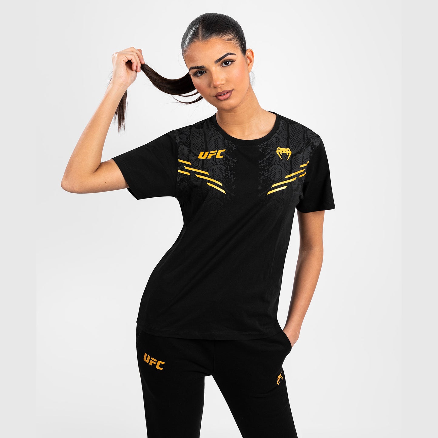 UFC Adrenaline by Venum Replica Kurzärmeliges Frauen-T-Shirt - Champion
