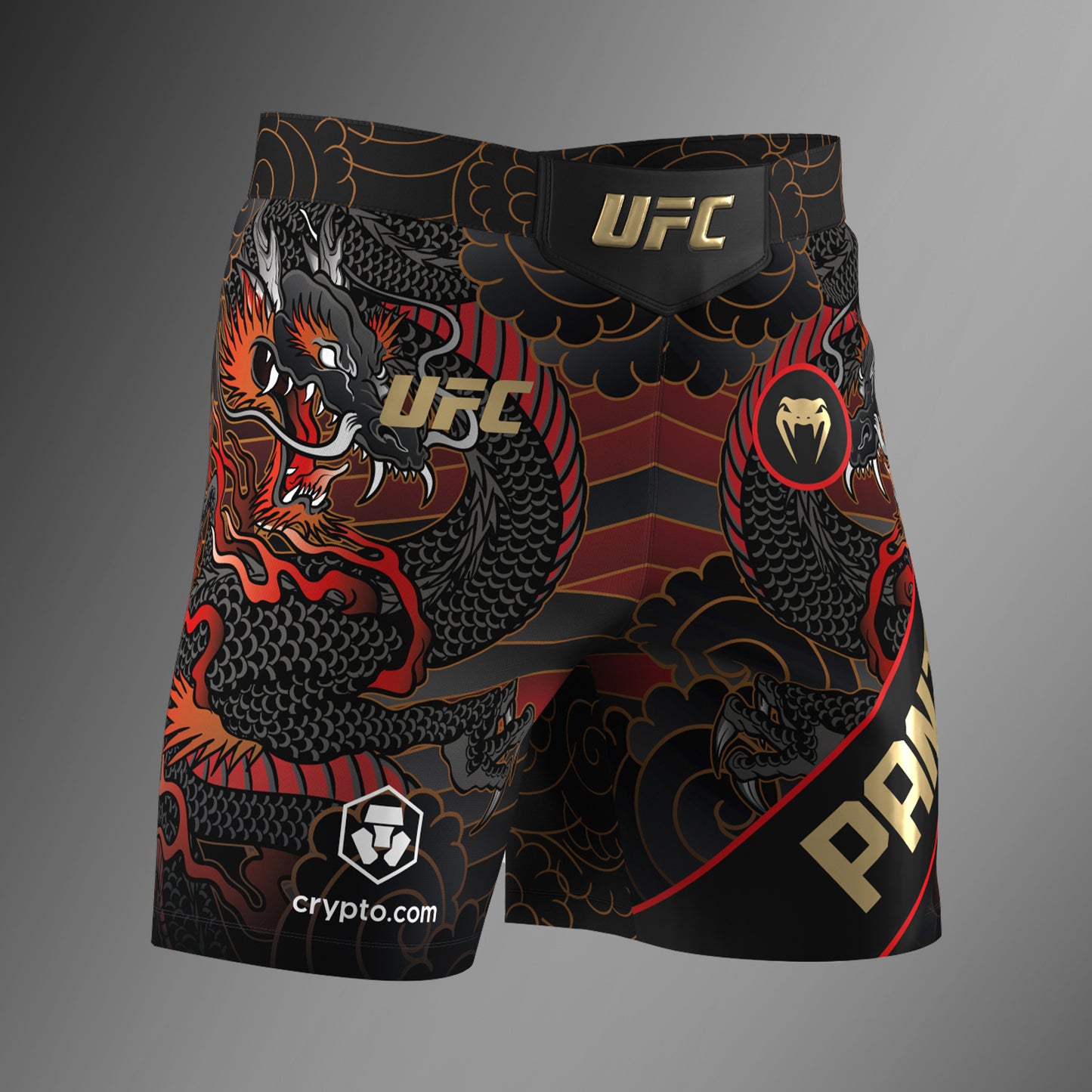 UFC Unrivaled by Venum Männer Alexandre Pantoja Short fit Kampfhosen - rot