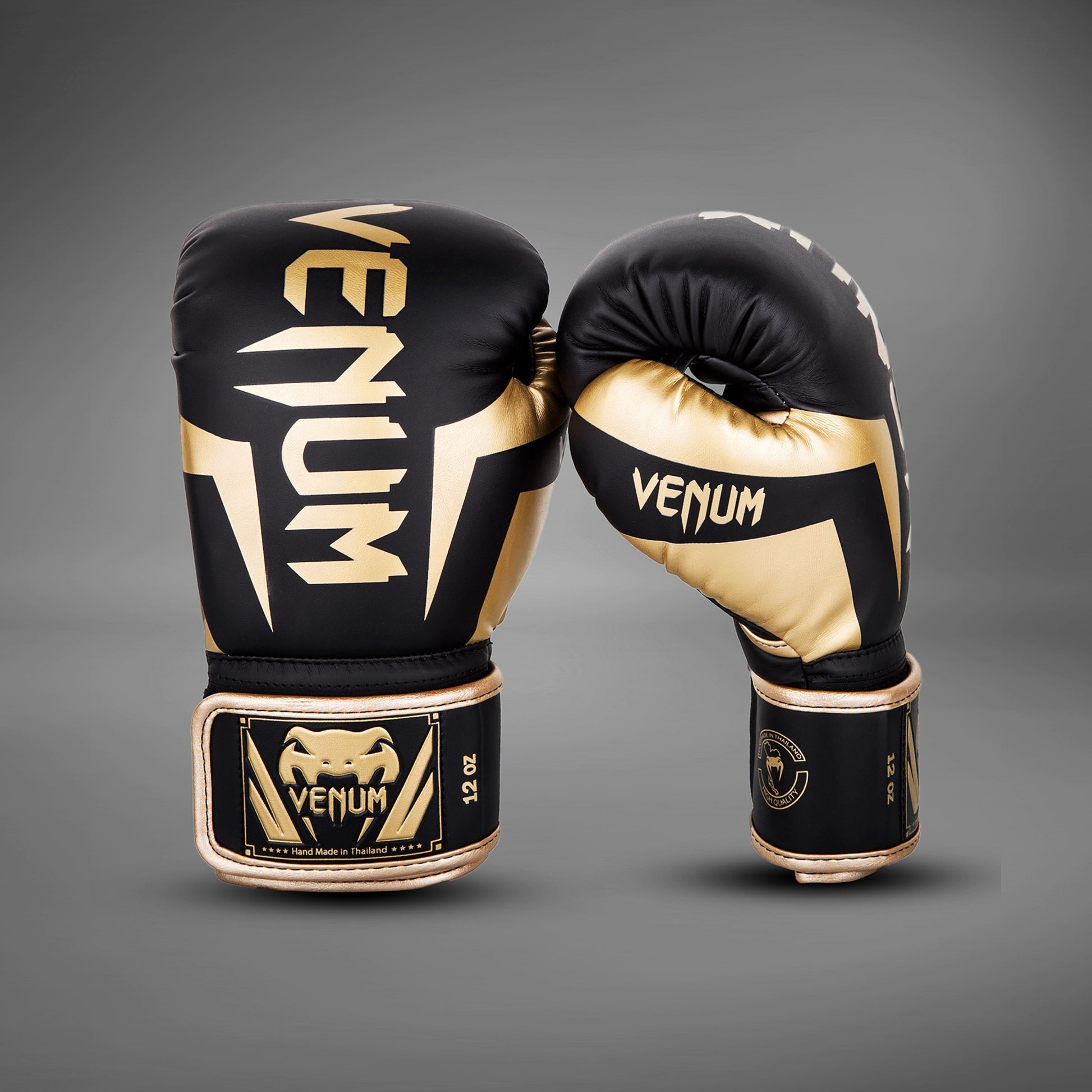 venum muay thai handschuhe Venum Elite Boxhandschuhe - Schwarz/Gold
