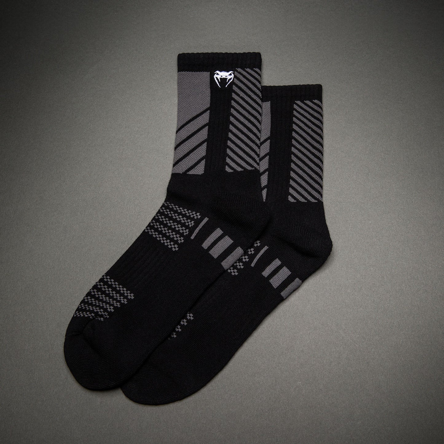 Venum Vector Crew-Socken 3er Pack - Schwarz/Grau