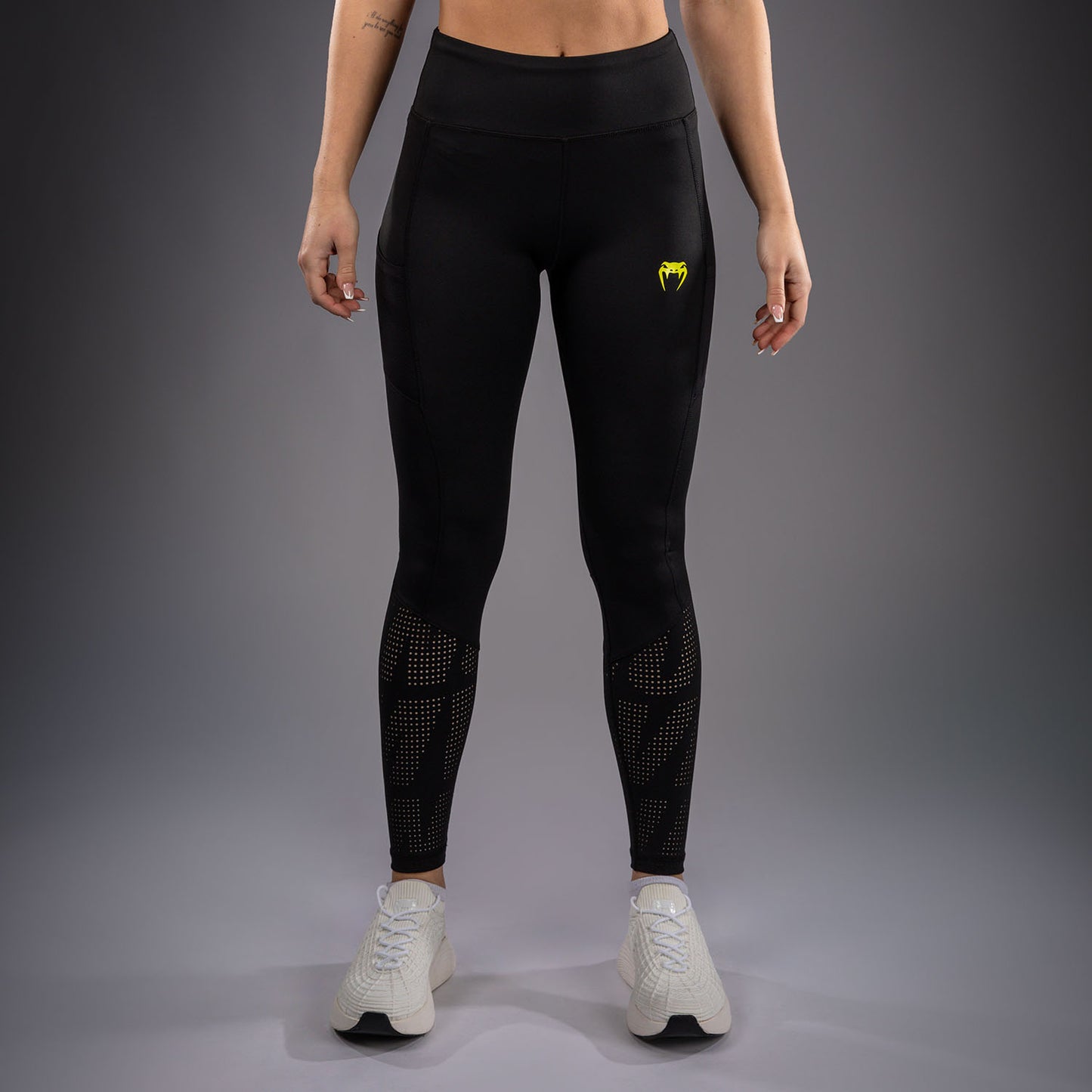 Venum Lazer Leggings Für Damen - Schwarz/Gelb