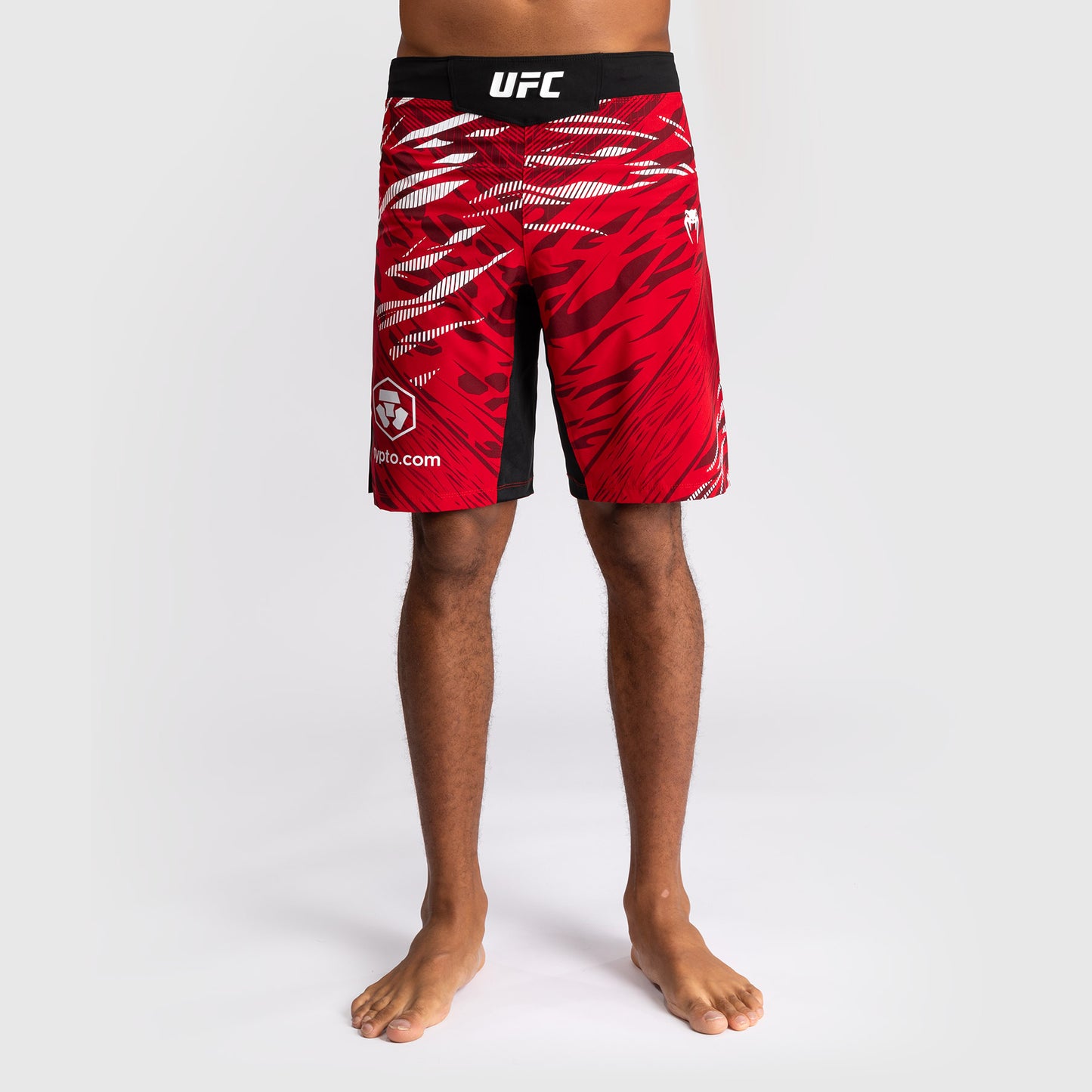 UFC Fusion by Venum Personalized Authentic Fight Night Herren Fight Short - Long Fit - Rot