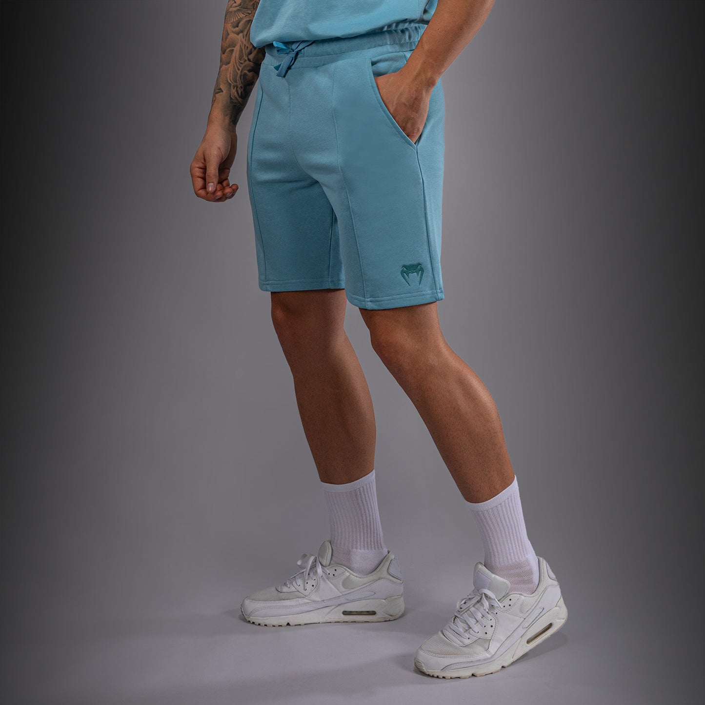 Venum Contender Fleece Shorts aus Baumwolle – Türkis