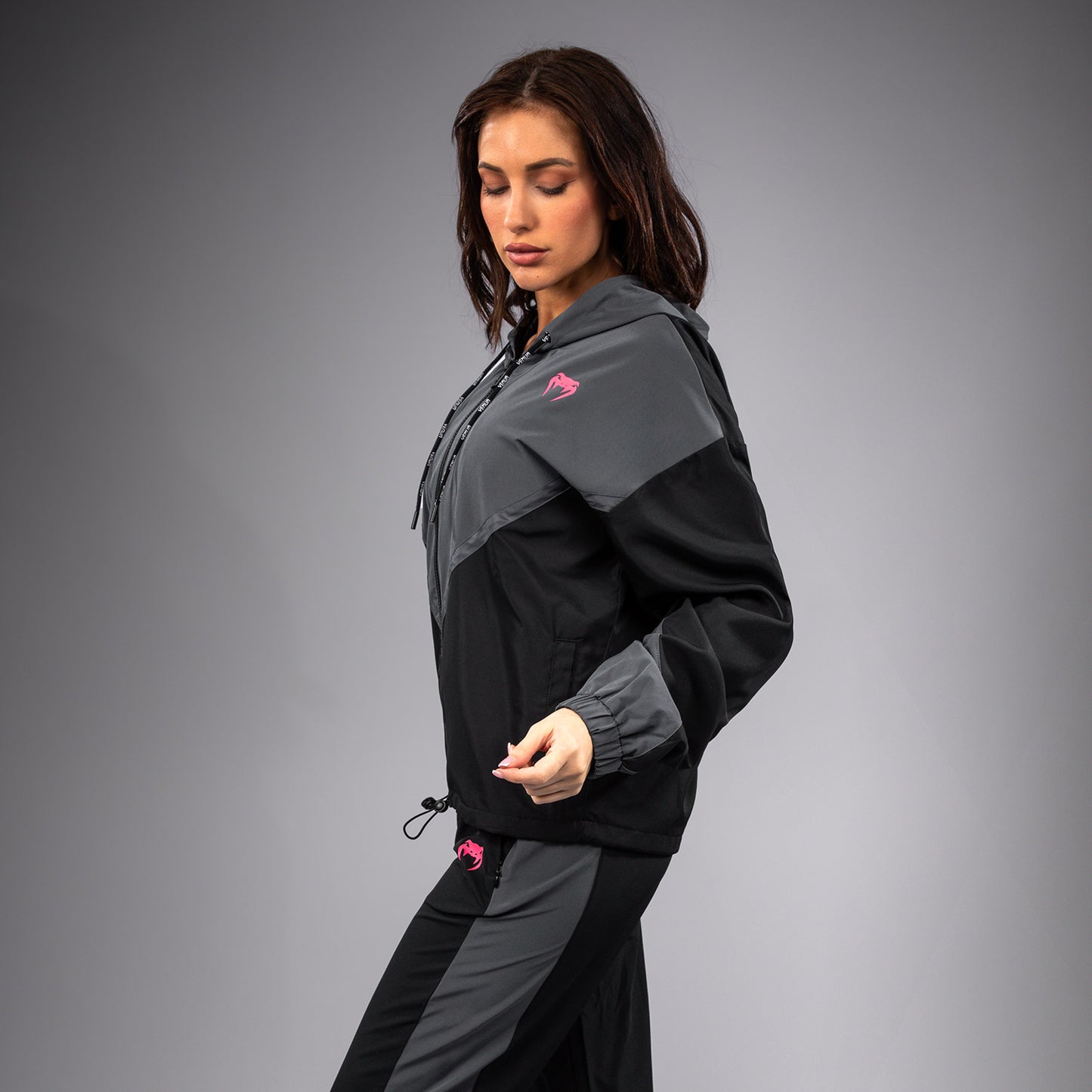 Venum Tactical XT Damen-Trainingsjacke - Schwarz/Sturmgrau