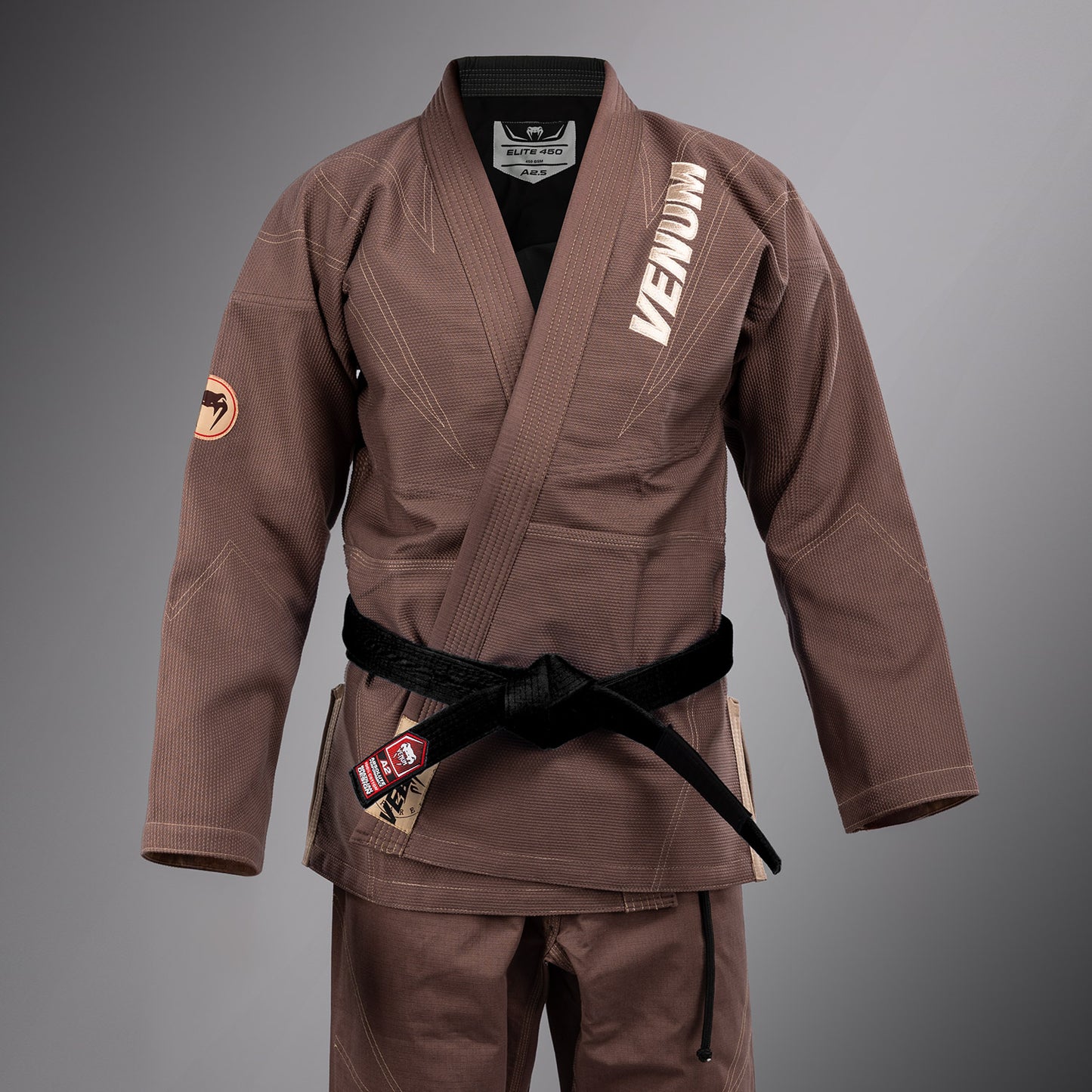 Venum Elite 5.0 Brazilian Jiu Jitsu Gi (450 gsm) - Schokoladenbraun