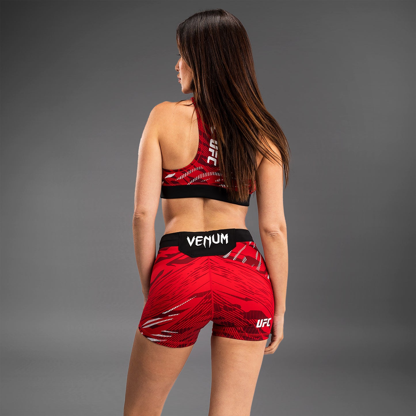 UFC Fusion by Venum Authentic Fight Night Damen Vale Tudo Short - Short Fit - Rot