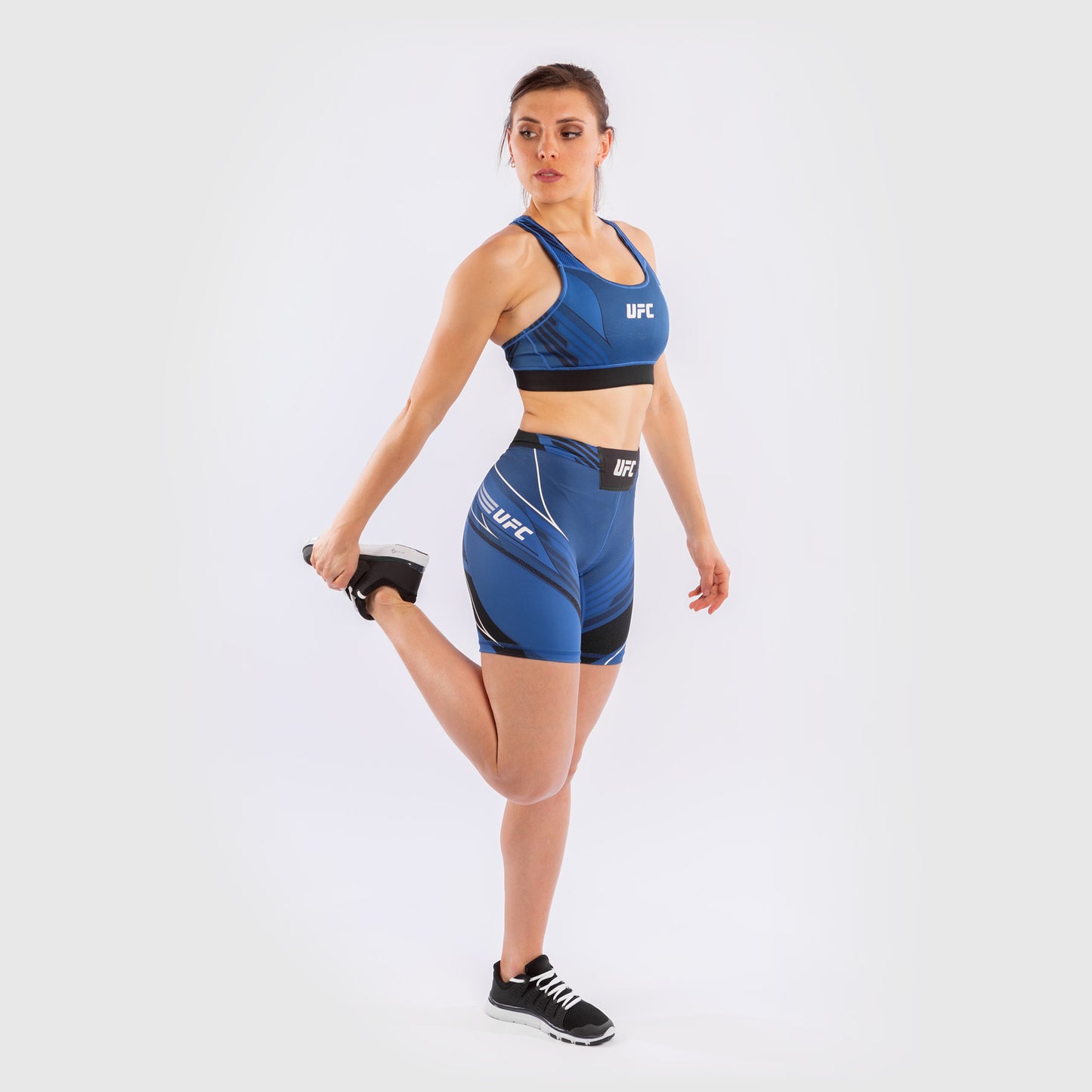 UFC Venum Authentic Fight Night Damen Vale Tudo Shorts - Long Fit - Blau