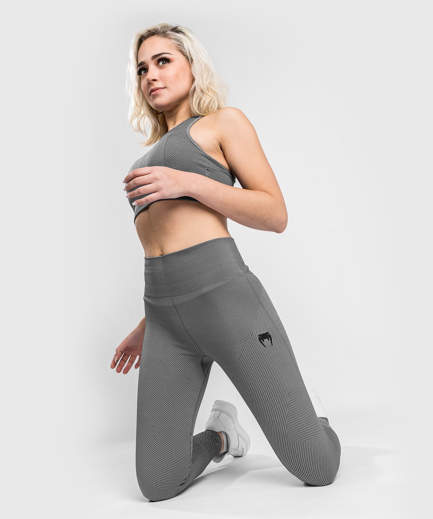 Venum Sparring Seamless Leggings ⅞ - Dunkelgrau