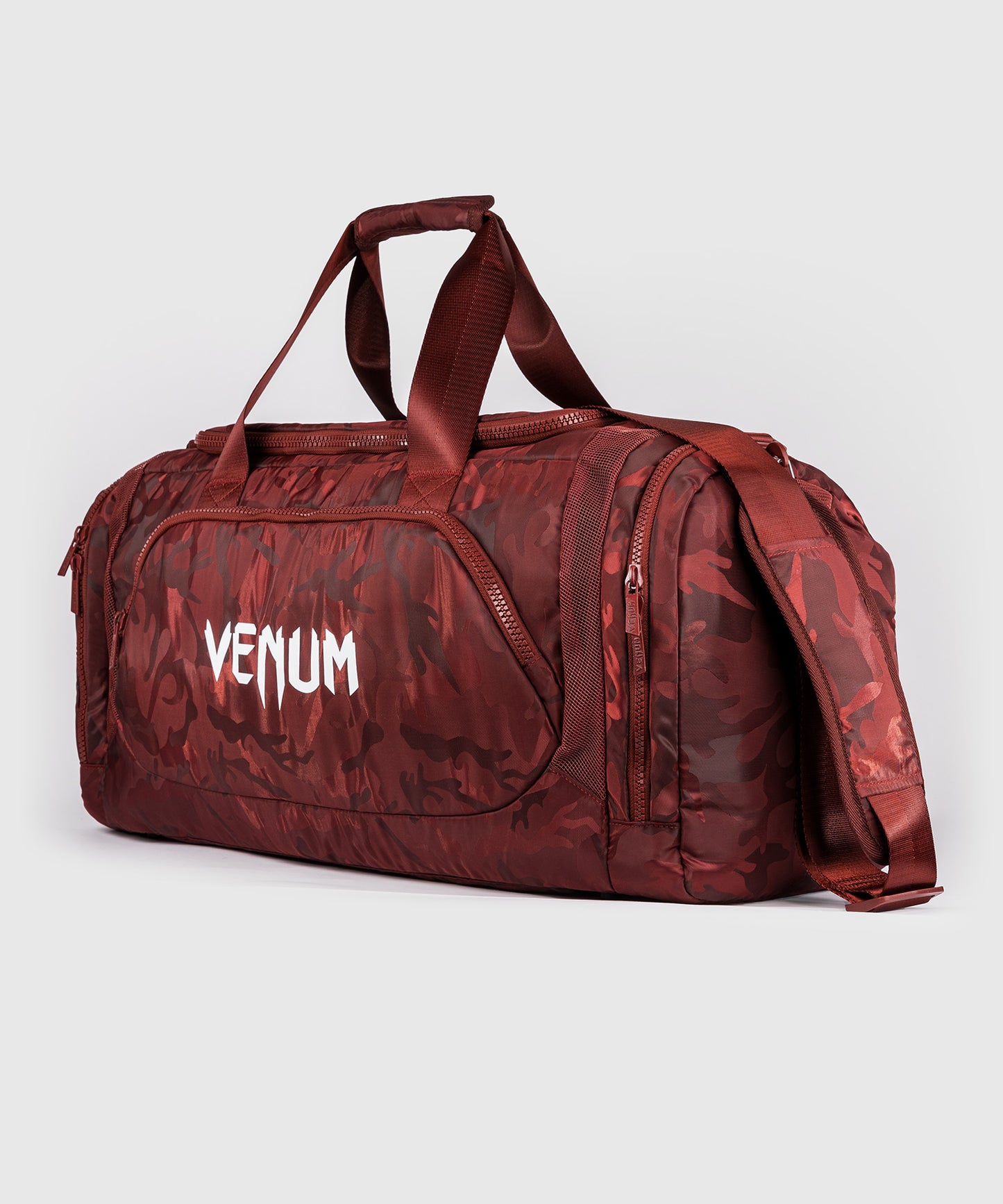 Venum Trainer Lite Sports Bags - Camo/Burgundy