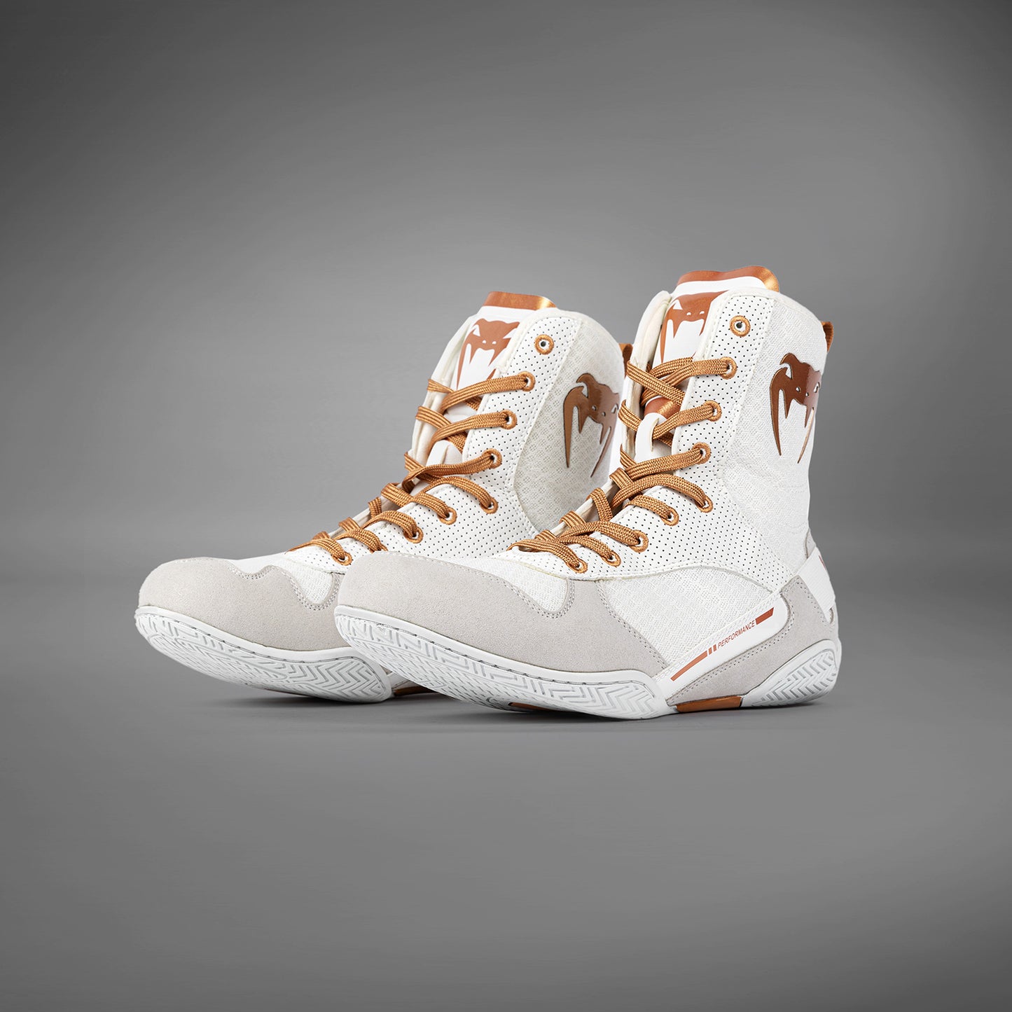VENUM ELITE MONOGRAMM BOXSCHUHE – WEISS/GOLD