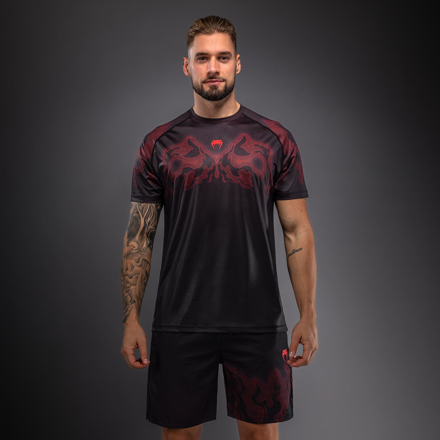Venum Spectre Dry Tech T-Shirt – Schwarz/Rot