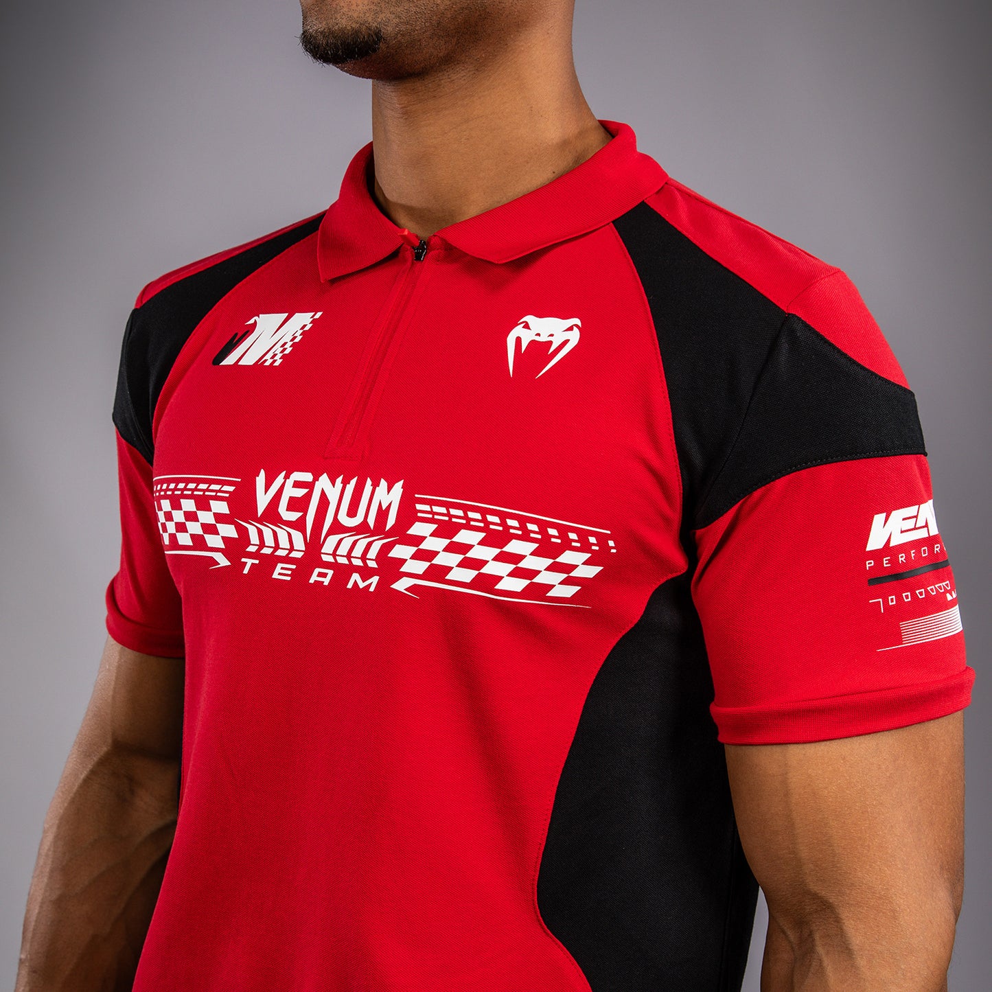 Venum Motorsport Baumwoll-Polo - Rennrot