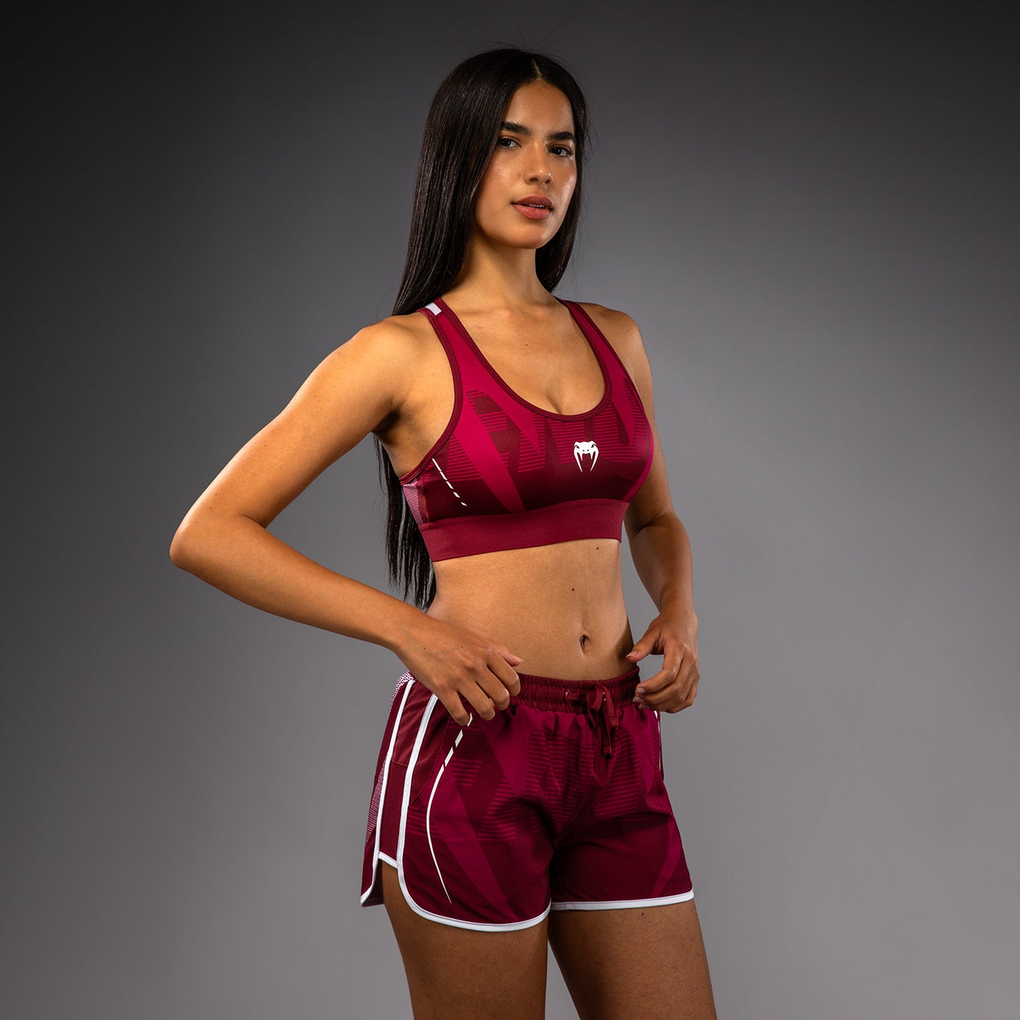 Venum Adrenaline Damen Sport-BH – Burgunder/Rosa
