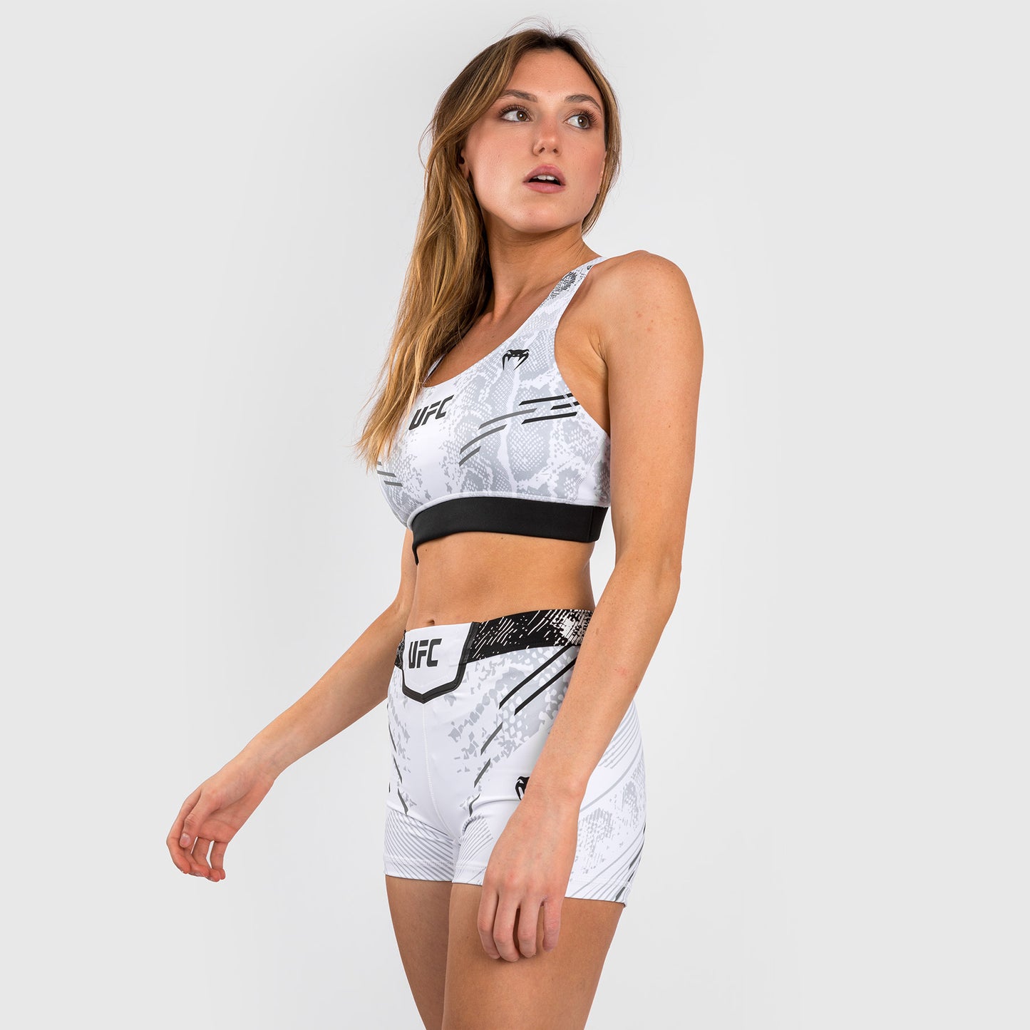UFC Authentic Adrenaline Fight Night By Venum Damen Sport-BH - Weiß