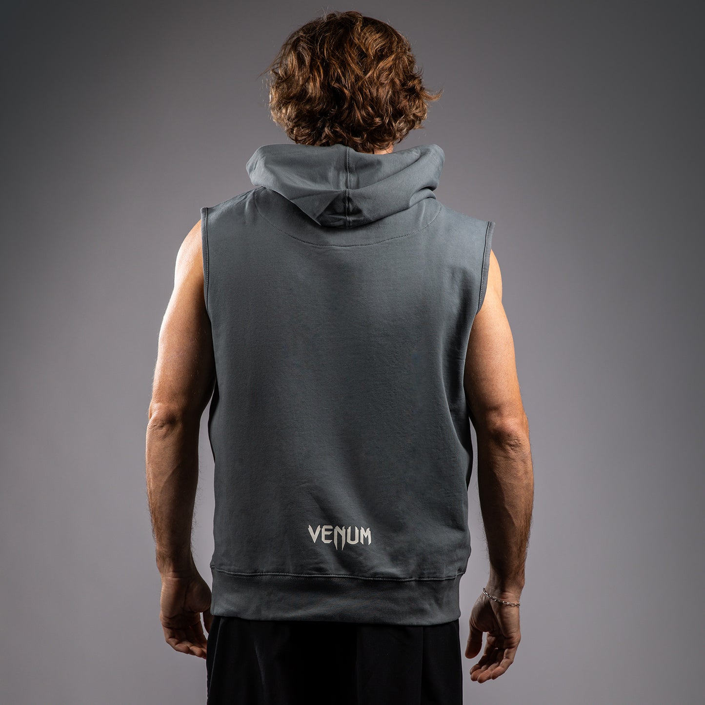 Venum Sparring Ärmelloser Hoodie - Sturmgrau