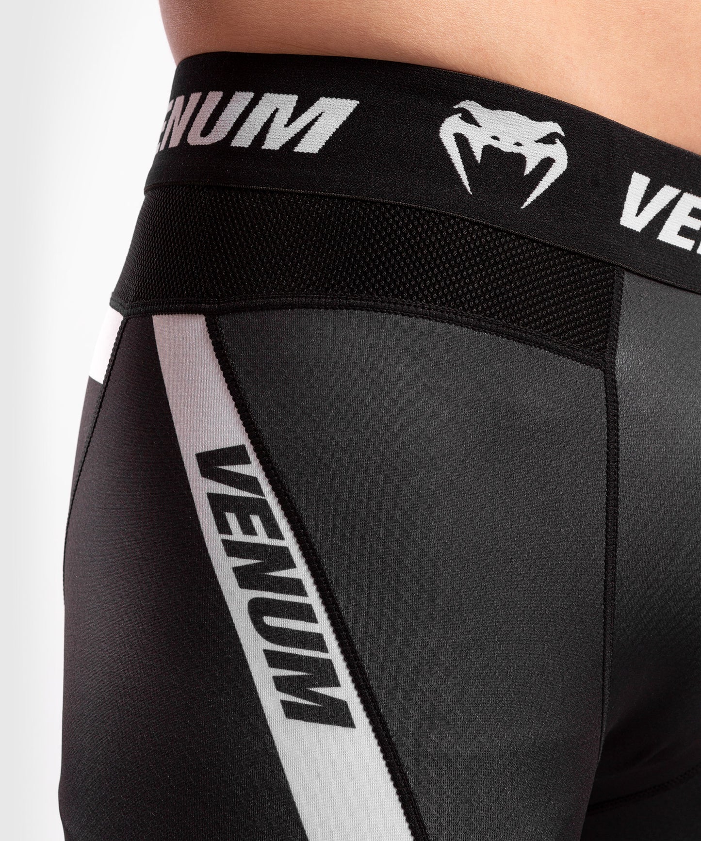 Venum No Gi 3.0 Kompressionshose - Schwarz/Weiß