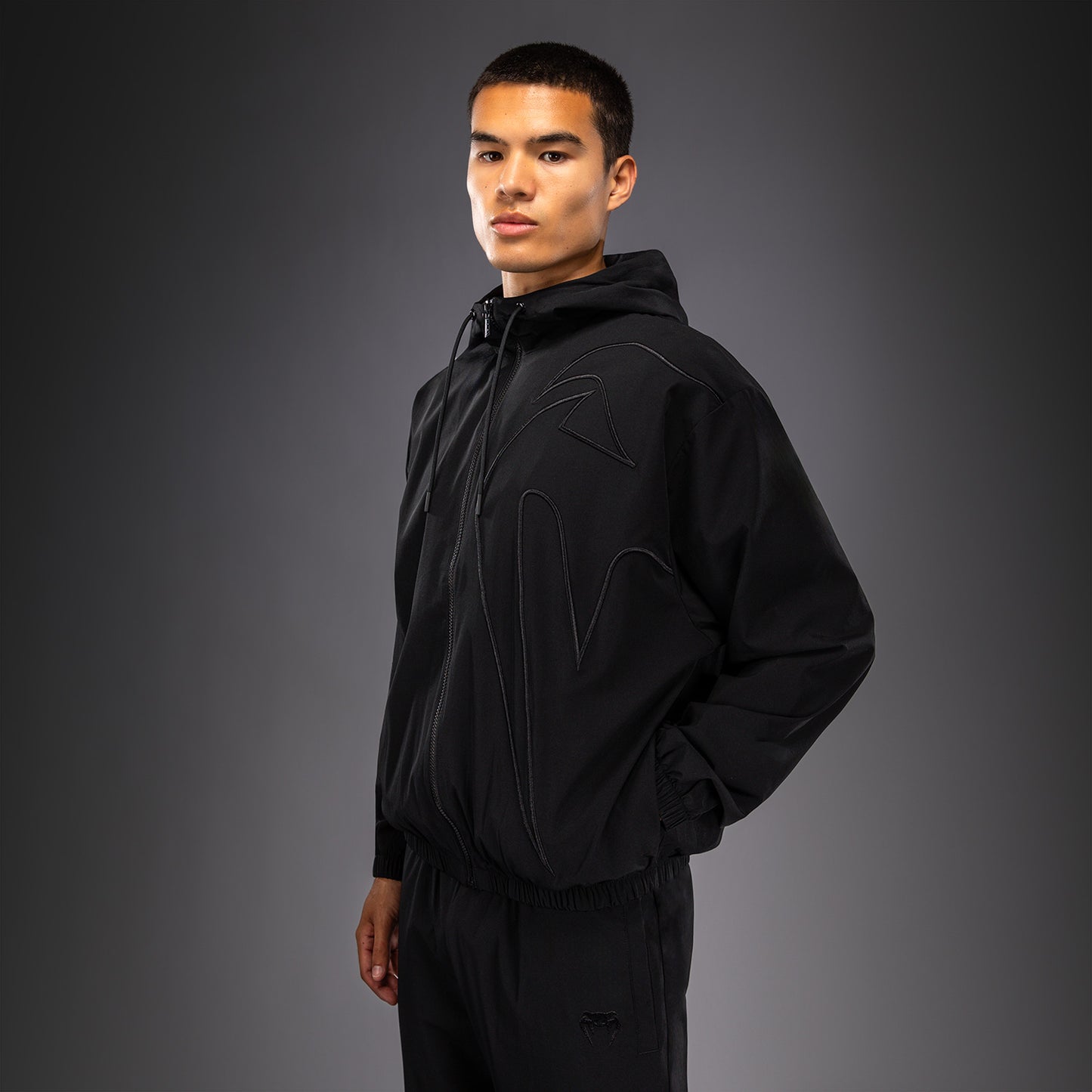 Venum Giant 3D Kapuzenpullover mit Reißverschluss - Schwarz