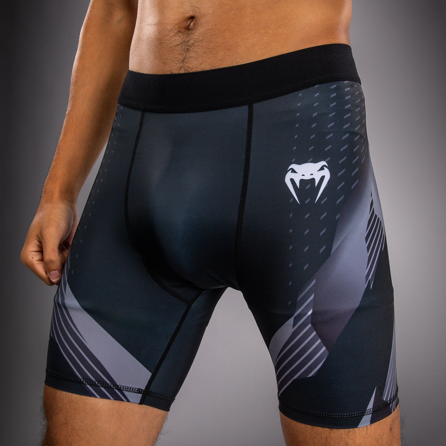 Venum No-Gi 6.0 Kompressionsshort - Schwarz/Weiß