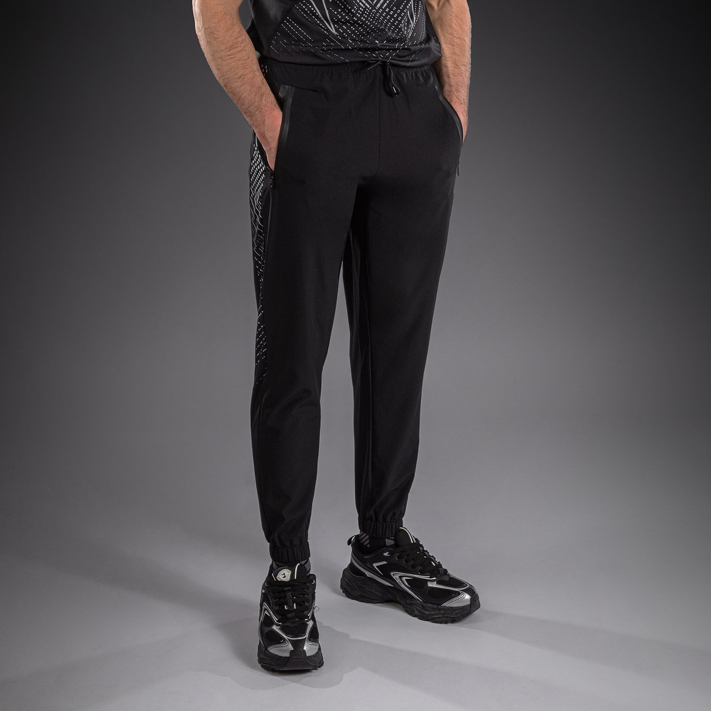 Venum Midnight Fury Jogginghose – Schwarz/Grau/Silber