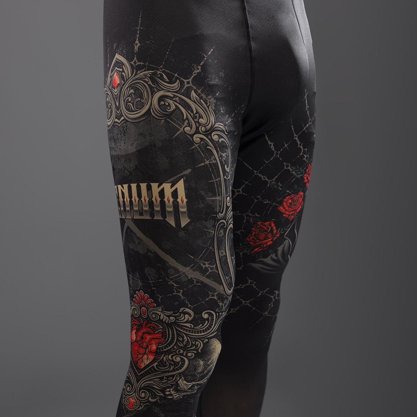 Venum Santa Muerte 5.0 Herren Spats - Tiefes Schwarz/Gold