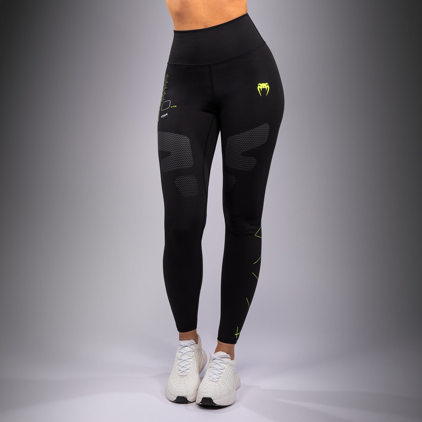 Venum Training Camp 4.0 Leggings - Schwarz/Neongrün