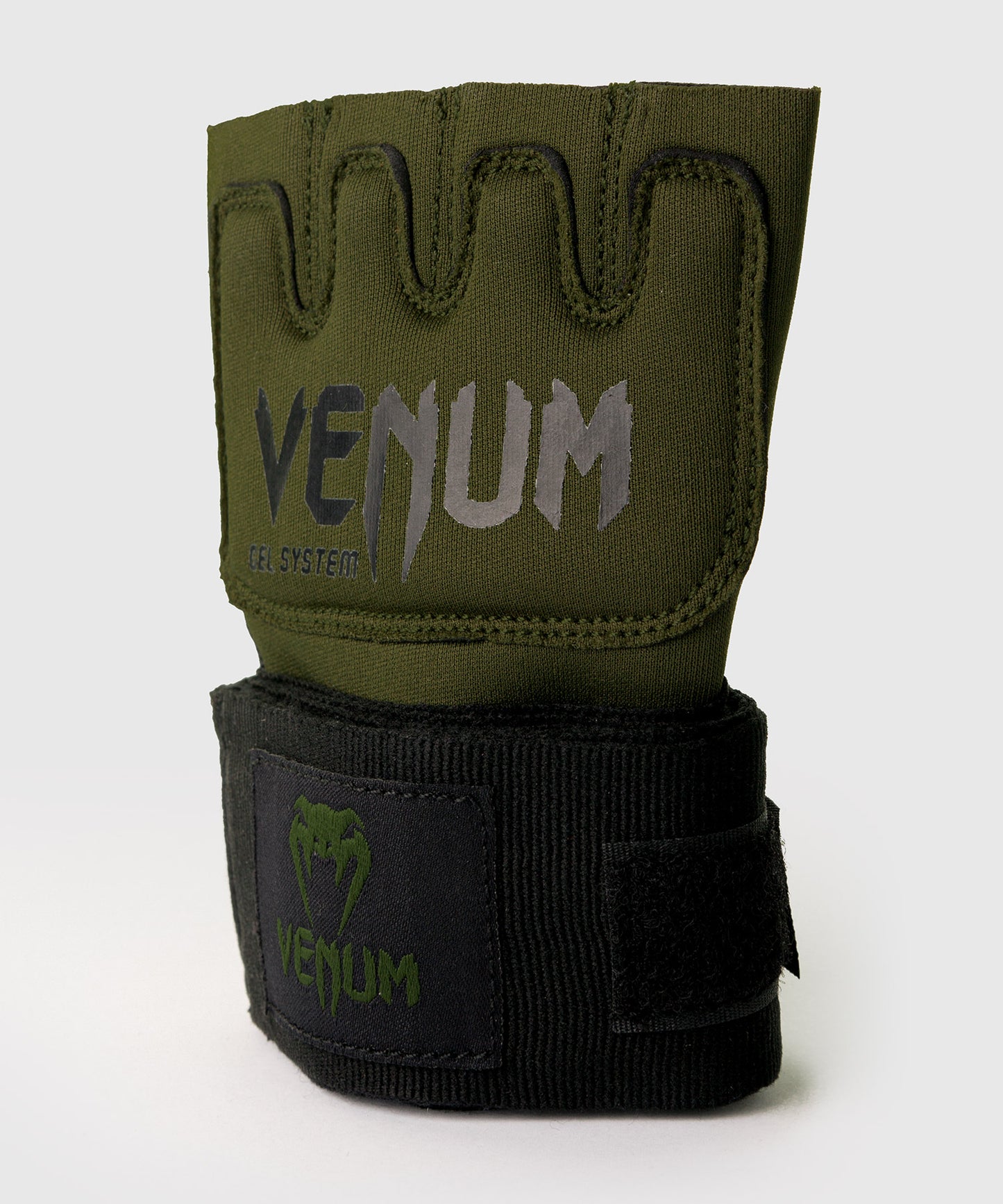 Venum Kontakt Gel Handschuh Wraps - Khaki/Schwarz