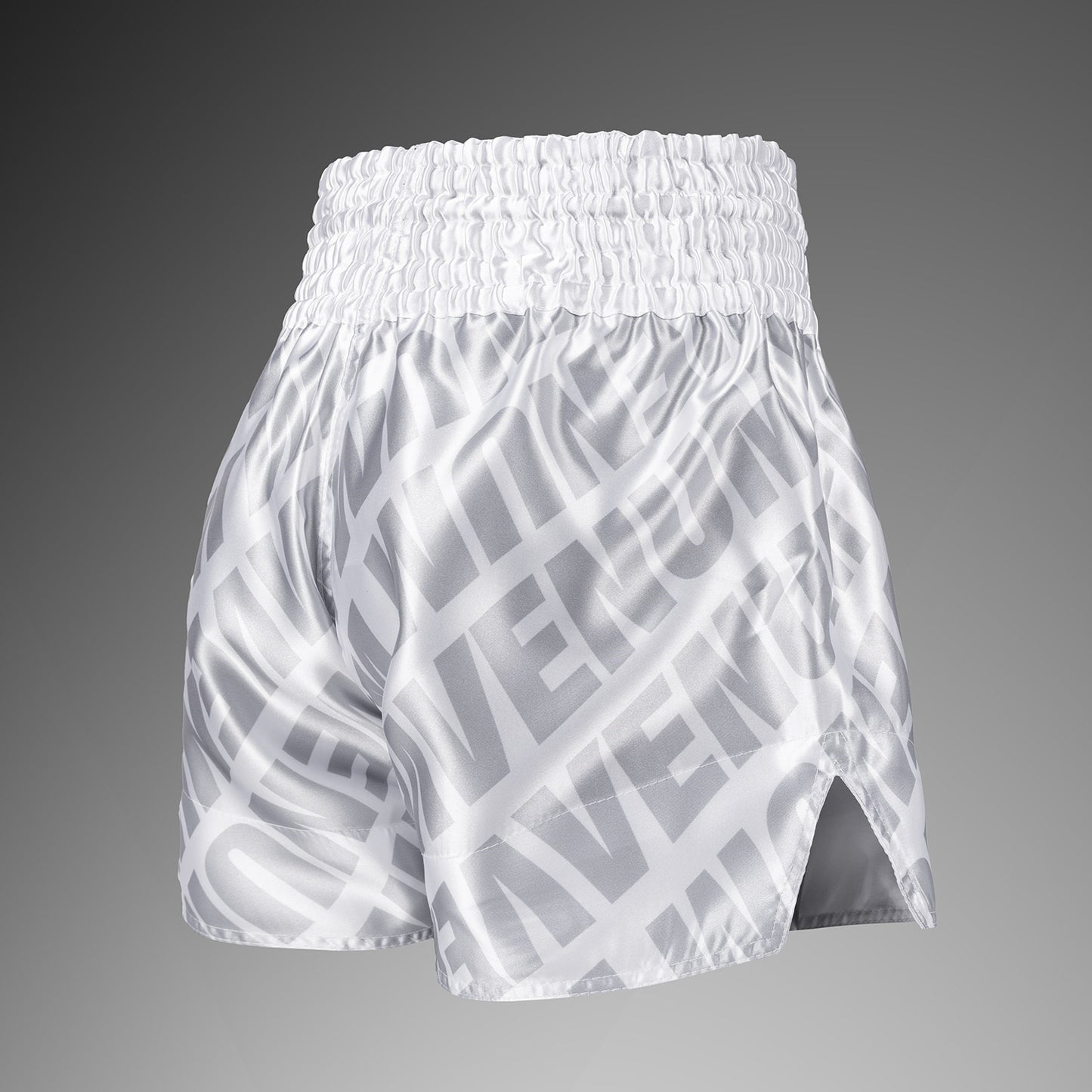 Venum Contender XT Muay Thai Shorts – Weiß/Silber