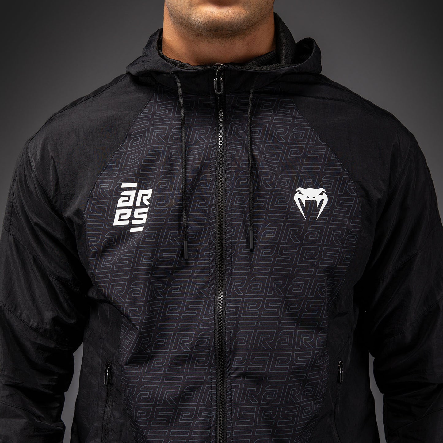Venum x Ares Jacke mit Reißverschluss – Schwarz