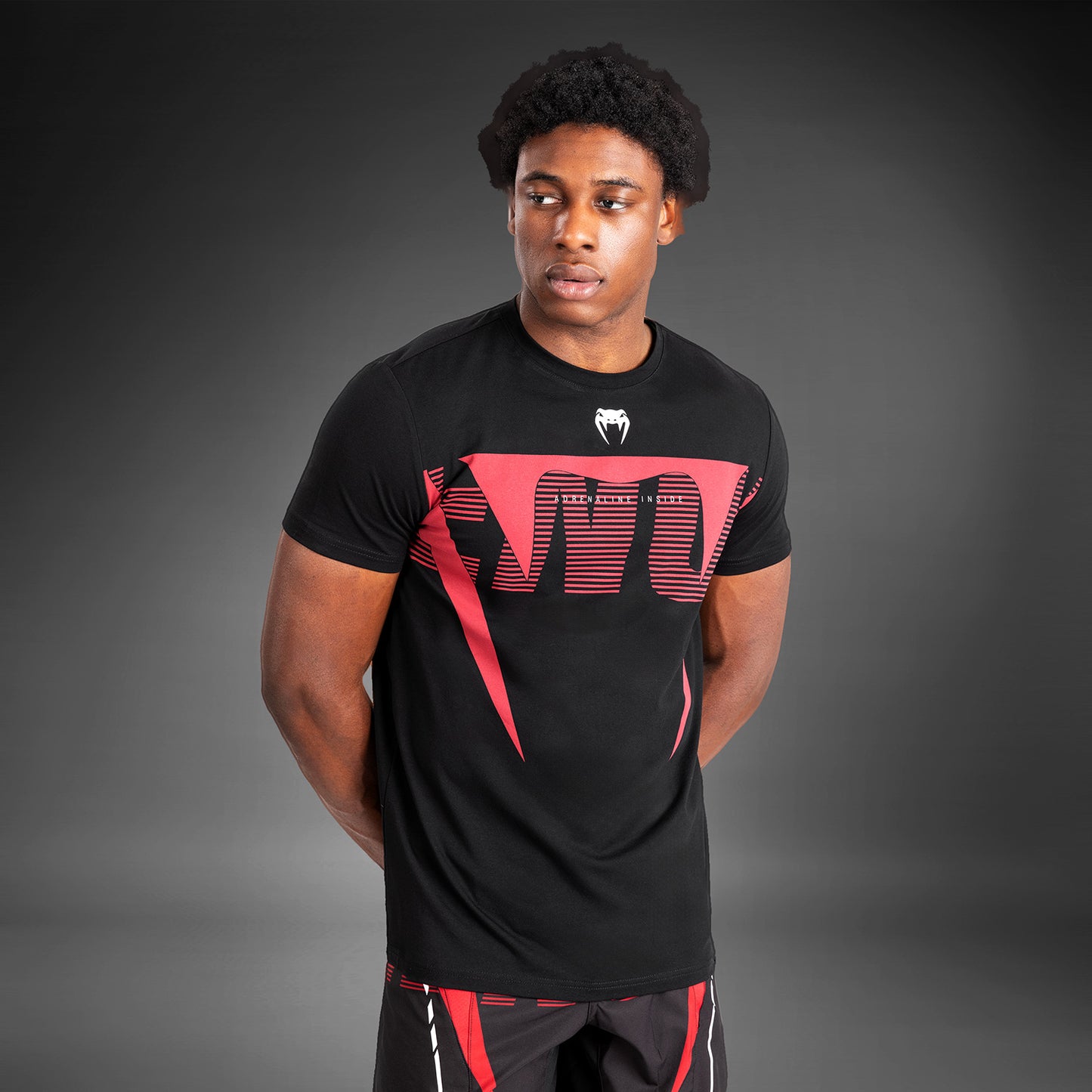 Venum Adrenaline Herren Kurzarm T-Shirt - Red