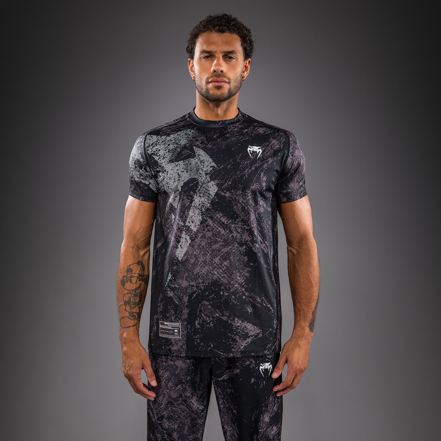 Venum Rage & Workout Dry-Tech-T-Shirt - Schwarz/Grau