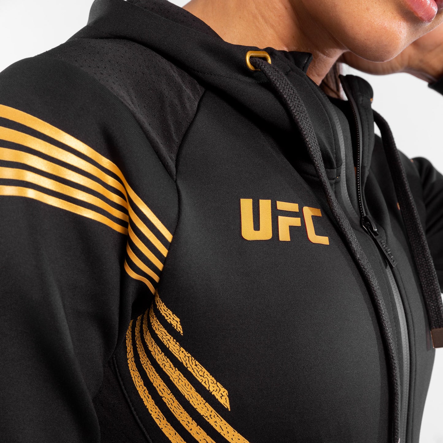UFC Venum Personalisiert Authentic Fight Night Damen Walkout Hoodie - Champion